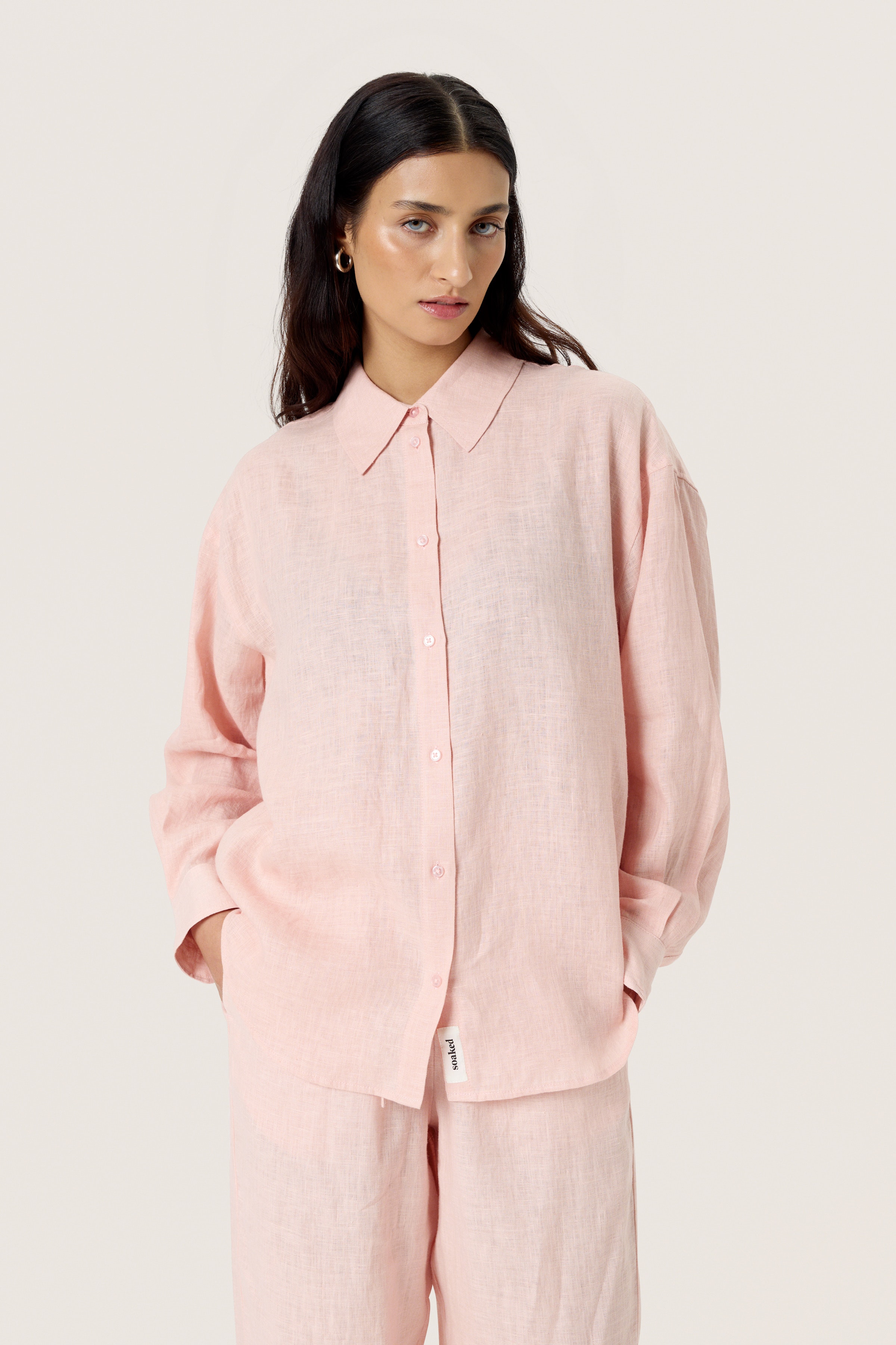 SLCelian Lin Skjorte LOOKBOOK FRONT 30408214-141309