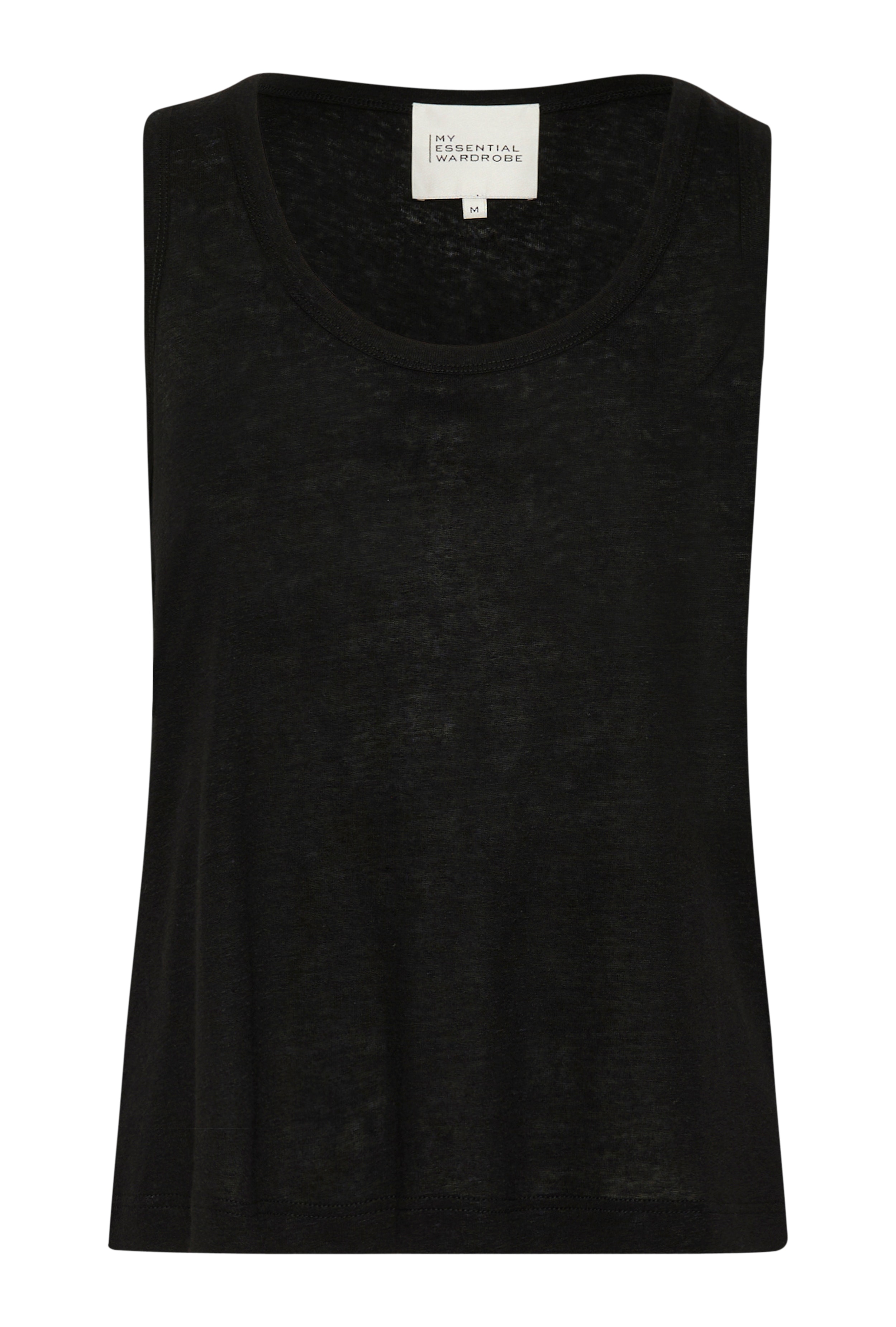 LisaMW Top i hør LOOKBOOK FRONT 10704763-100031