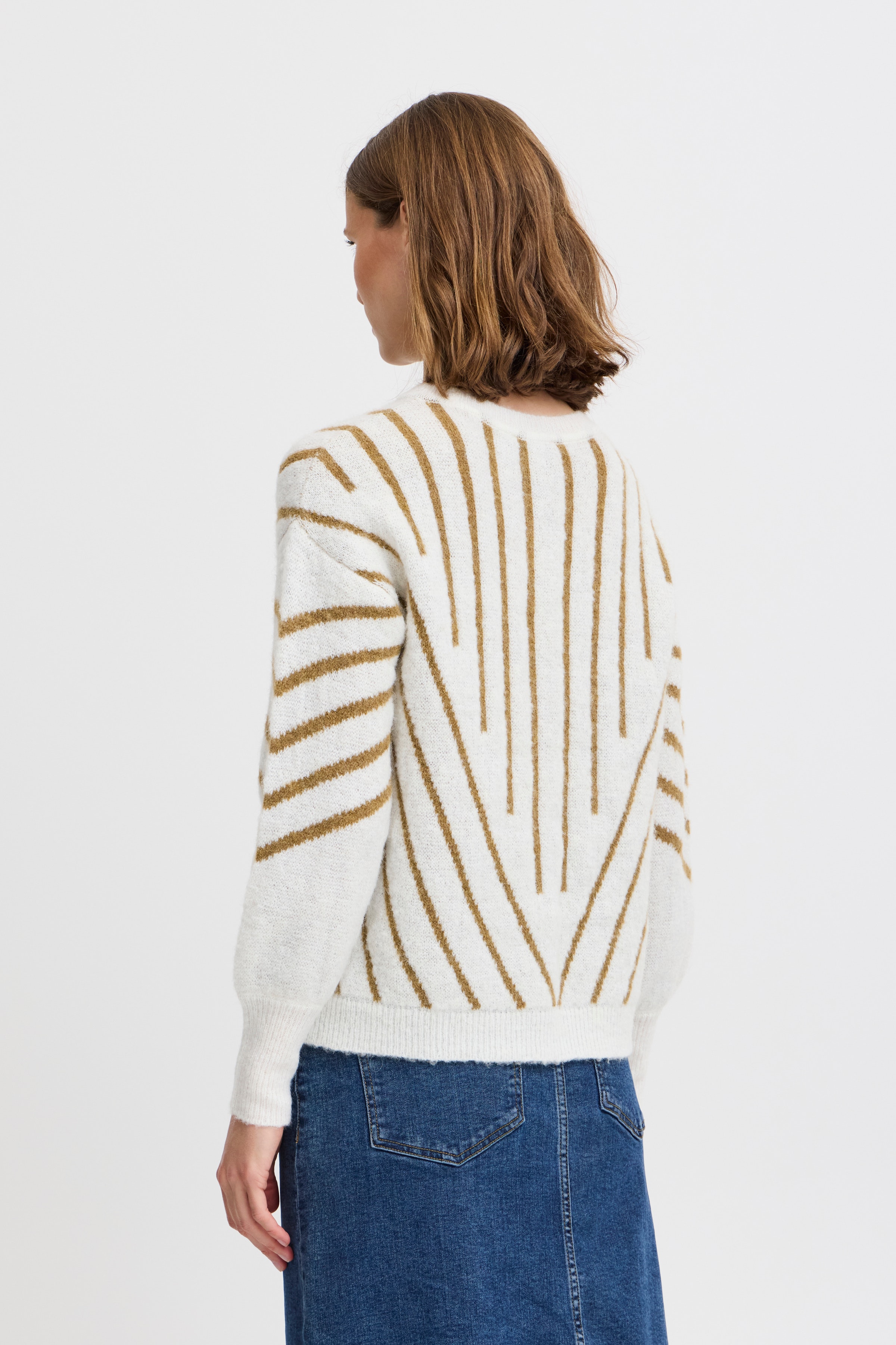 売れ筋商品|||ビーヤング ニット&セーター レディース アウター BYOTIKI EMBROIDERY JUMPER - Jumper - marshmallow mix BYOTIKI Pullover in marshmallow mix colour | b.young