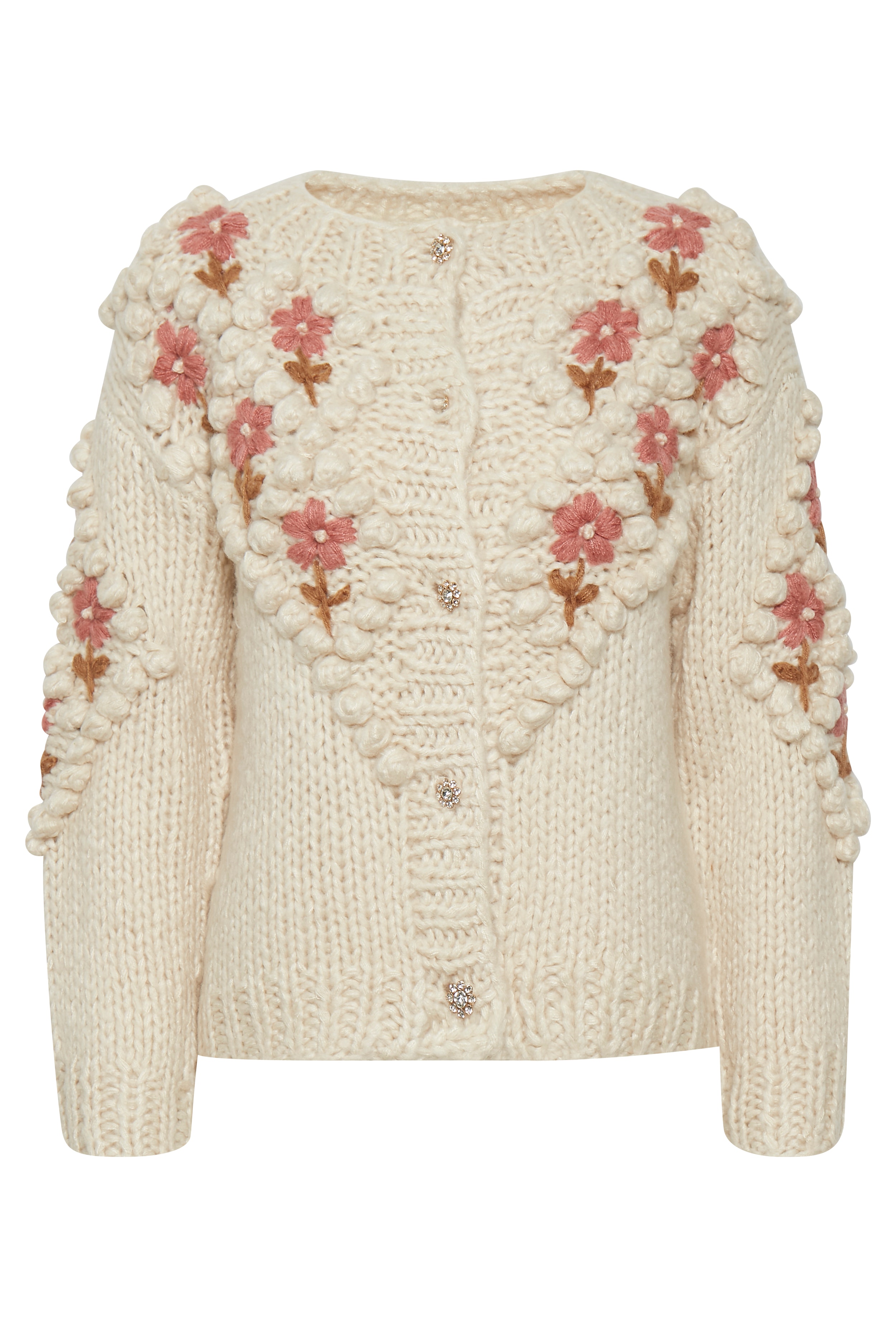 CRPenny Stickad cardigan PACK FRONT 10608553-120601