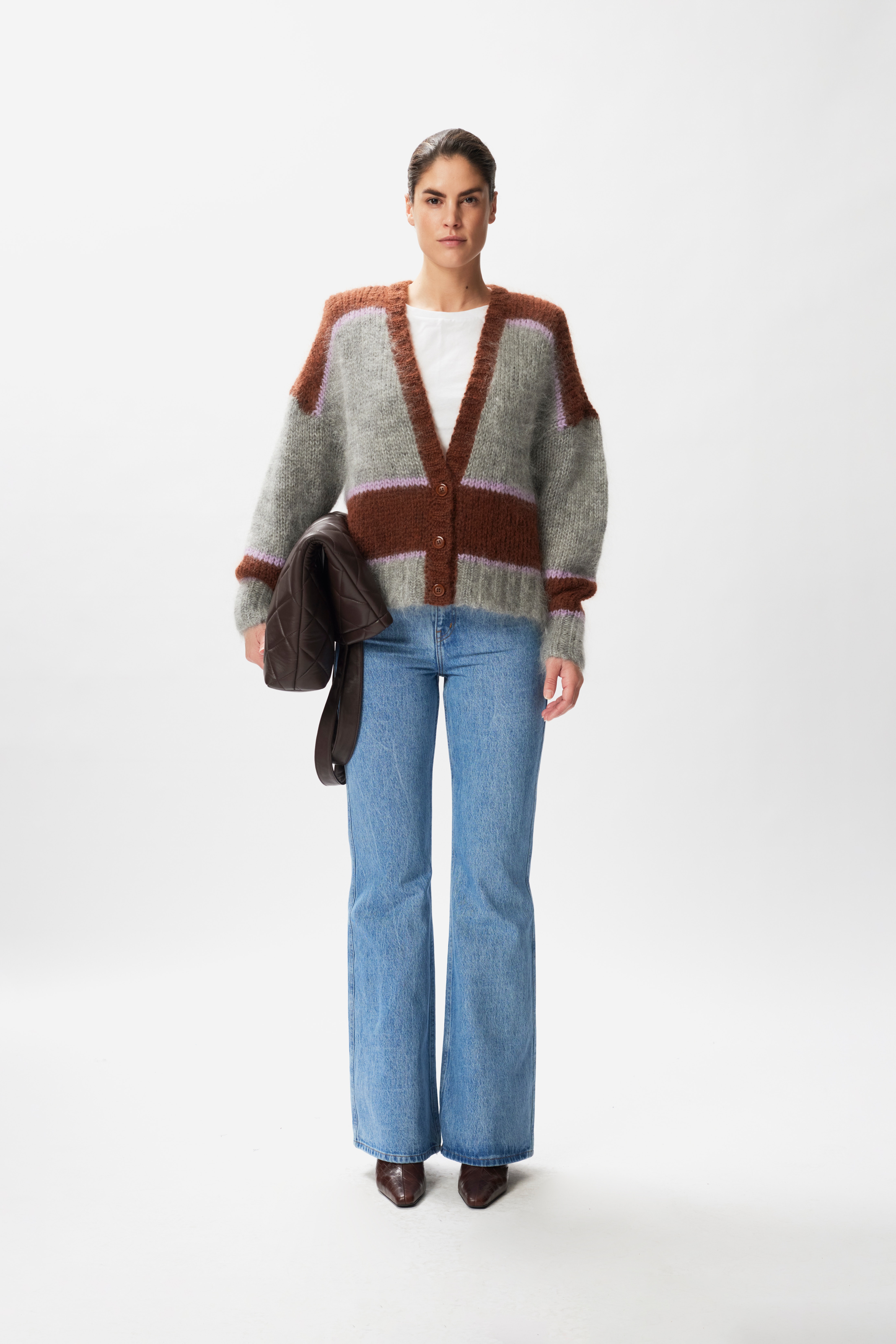 DanaGZ Stickad cardigan LOOKBOOK FRONT 10905614-100492