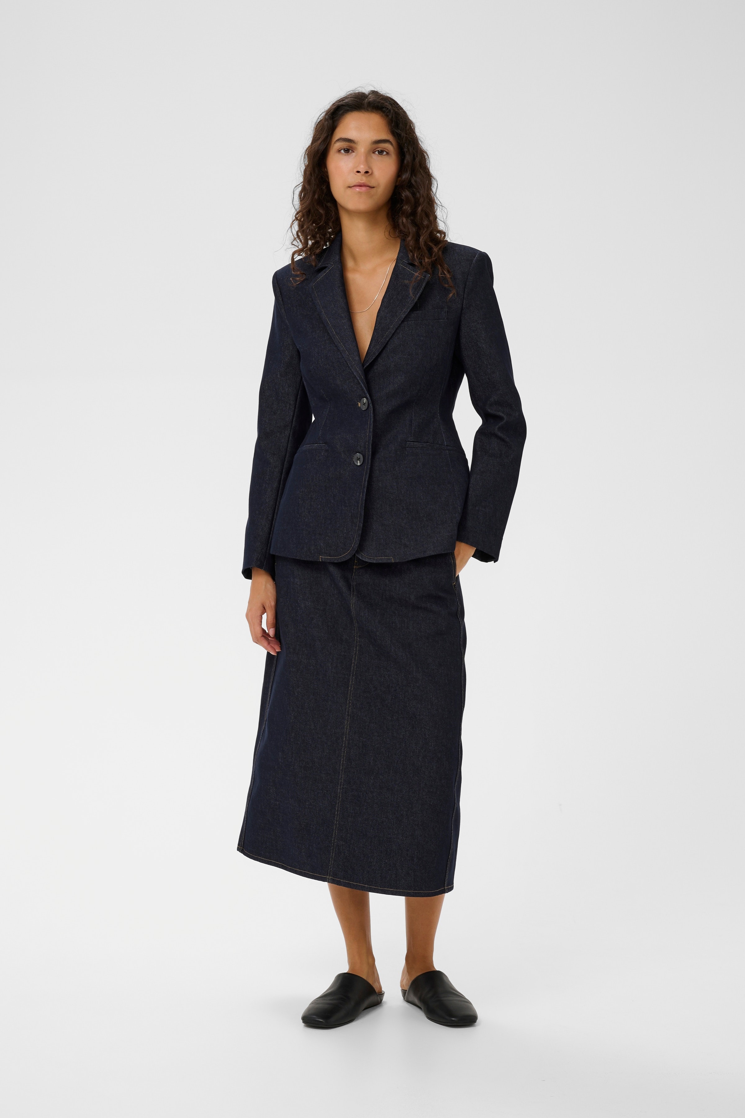 DEIRDRAIW Denim Kjol LOOKBOOK DETAIL 30112316-303349