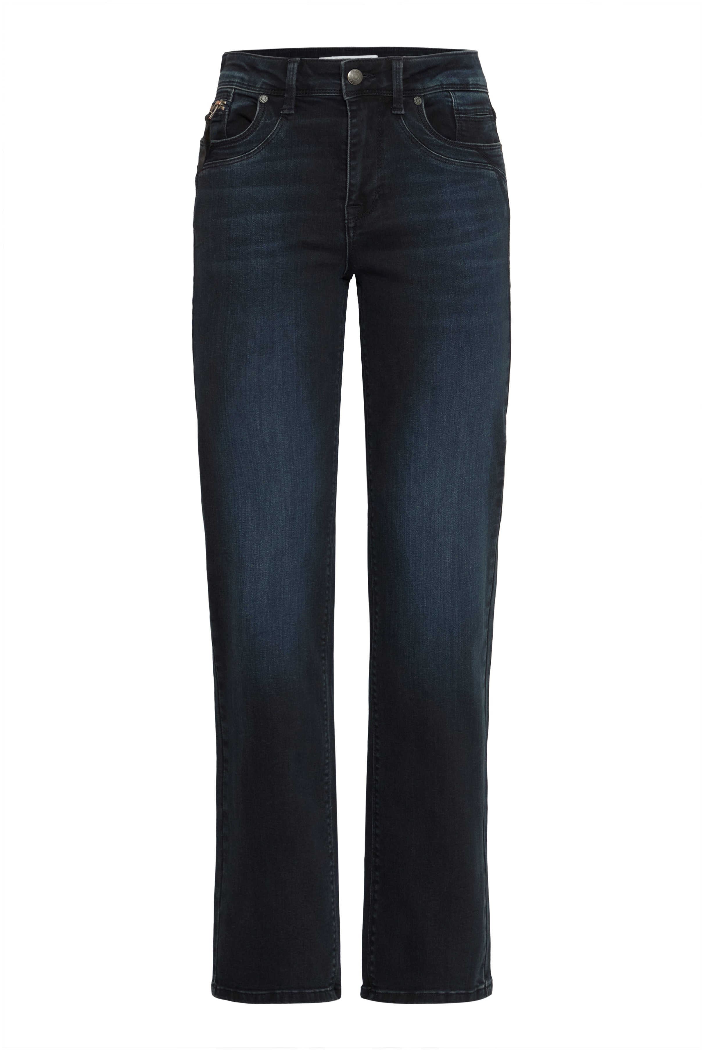 PZKAROLINA HW Jeans Straight Leg PACK FRONT 50205580-200008