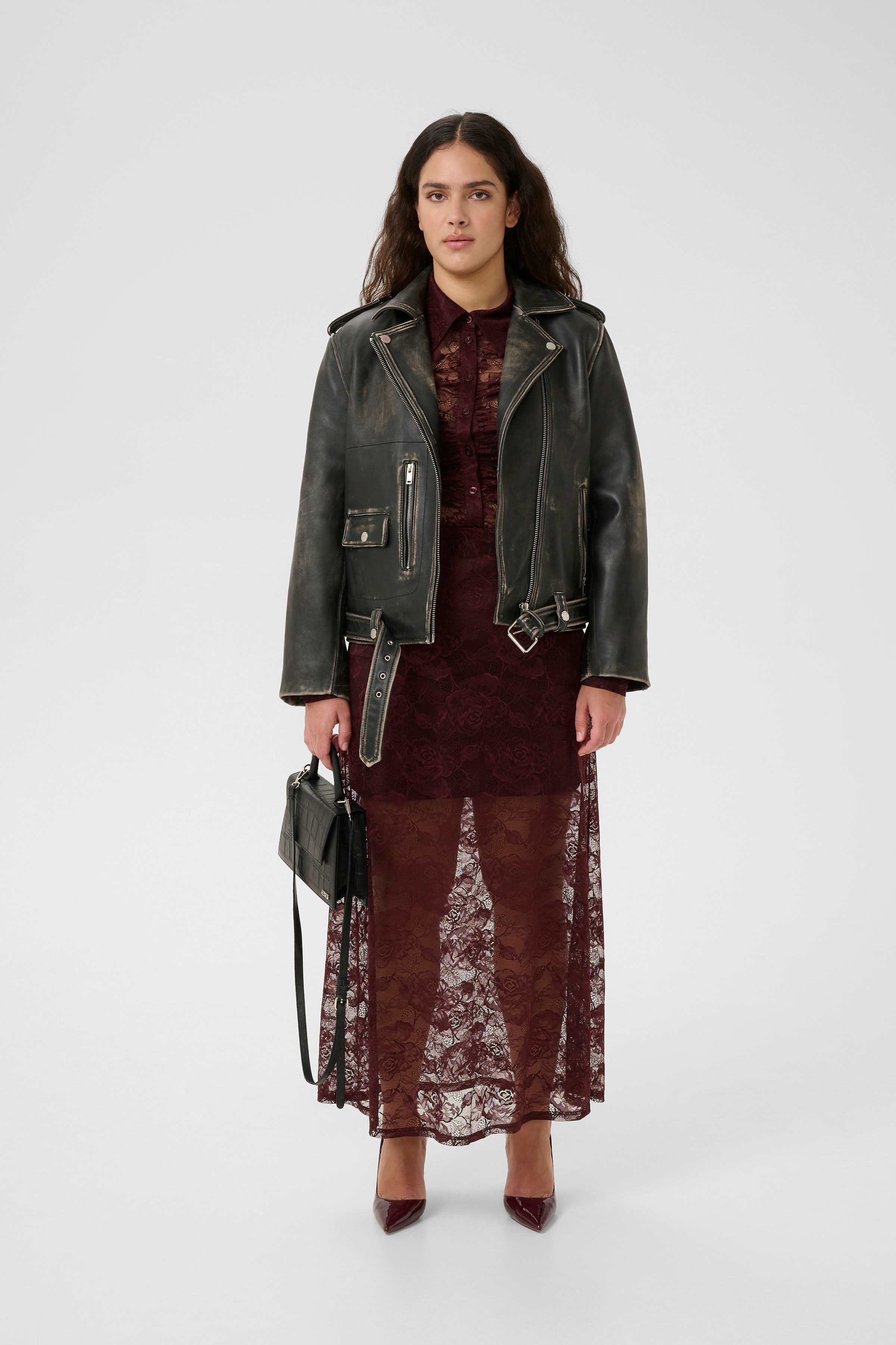 GZrylee Leather jacket LOOKBOOK FRONT 10910555-108302