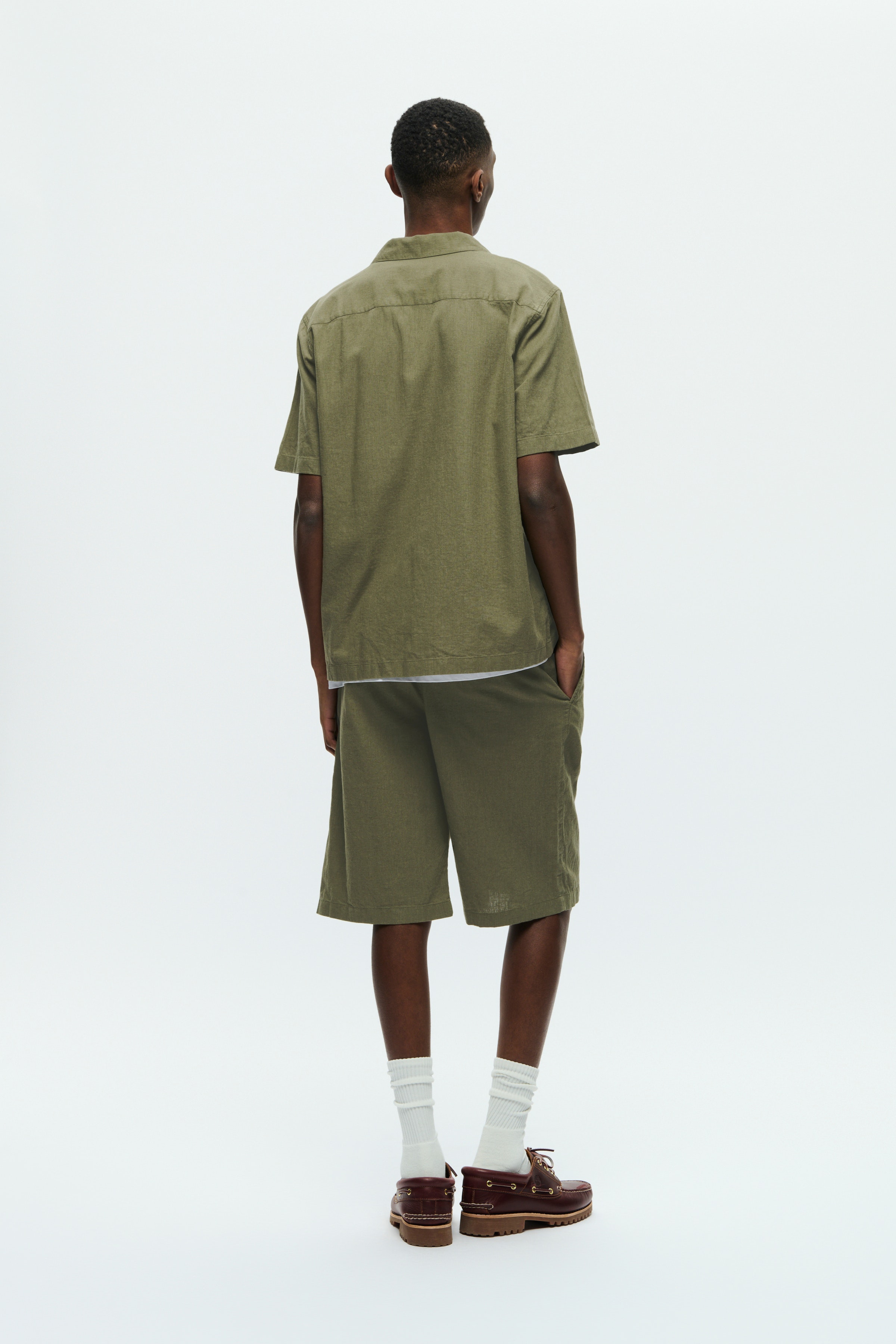 WWaaron Hør Skjorte LOOKBOOK BACK 30251403-180515