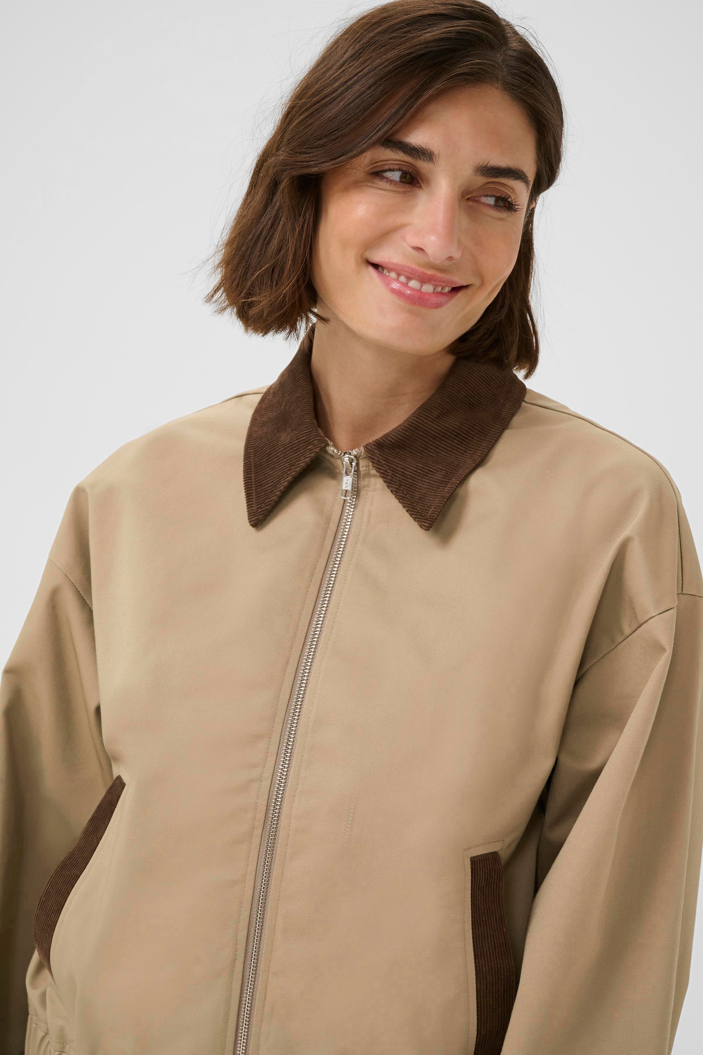 CUsasha Jacke mit Cordkragen LOOKBOOK DETAIL 50112575-171009