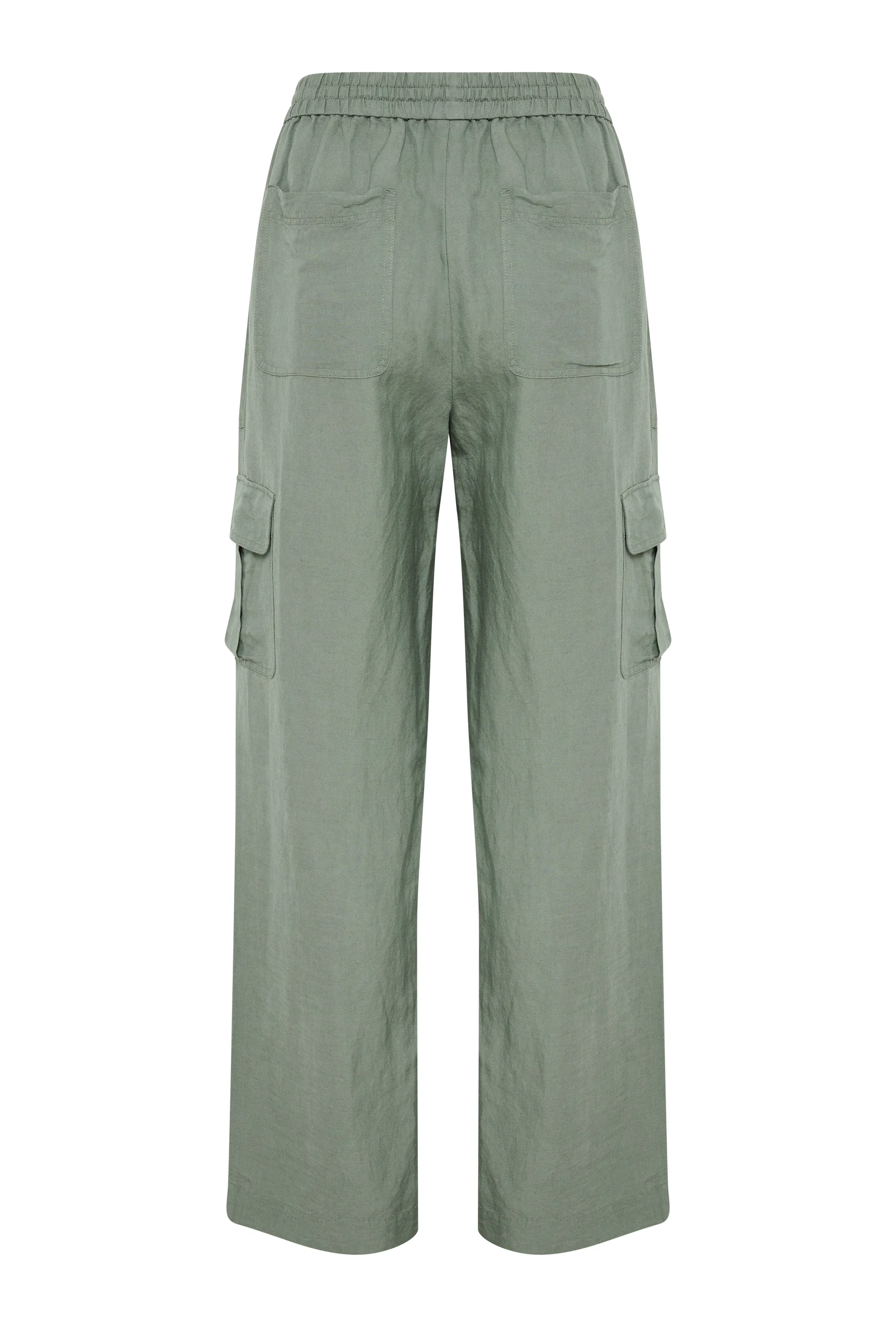 GraziaPW Hør Cargobukser PACK FRONT 30308676-185806