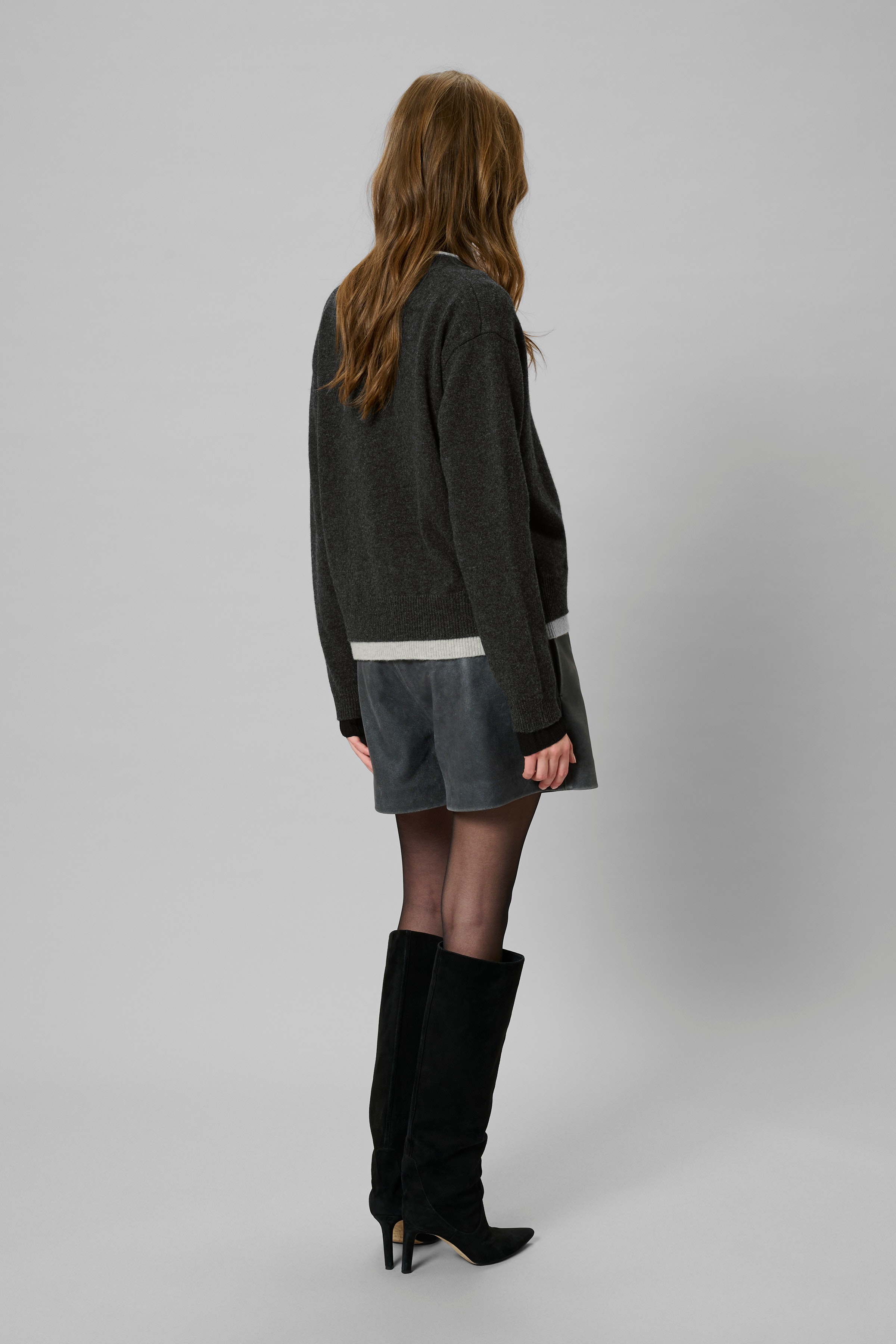 MWTracy Cardigan aus 100% Wolle LOOKBOOK BACK 10705366-100379