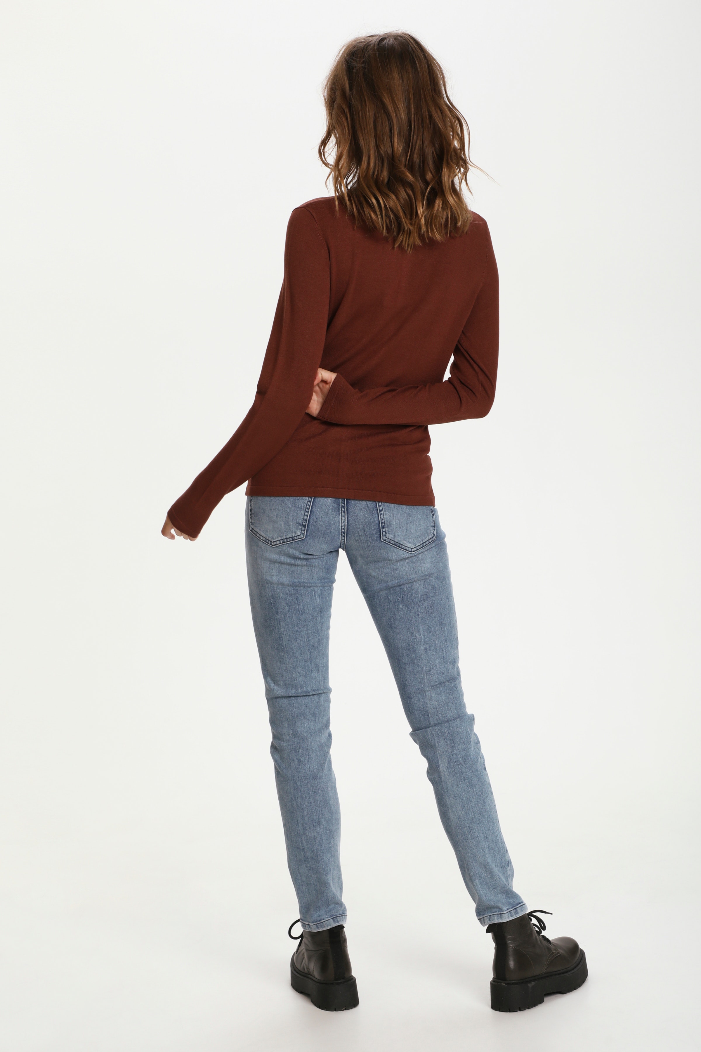 MilaSZ R-Neck Cardigan LOOKBOOK BACK 30500005-191436