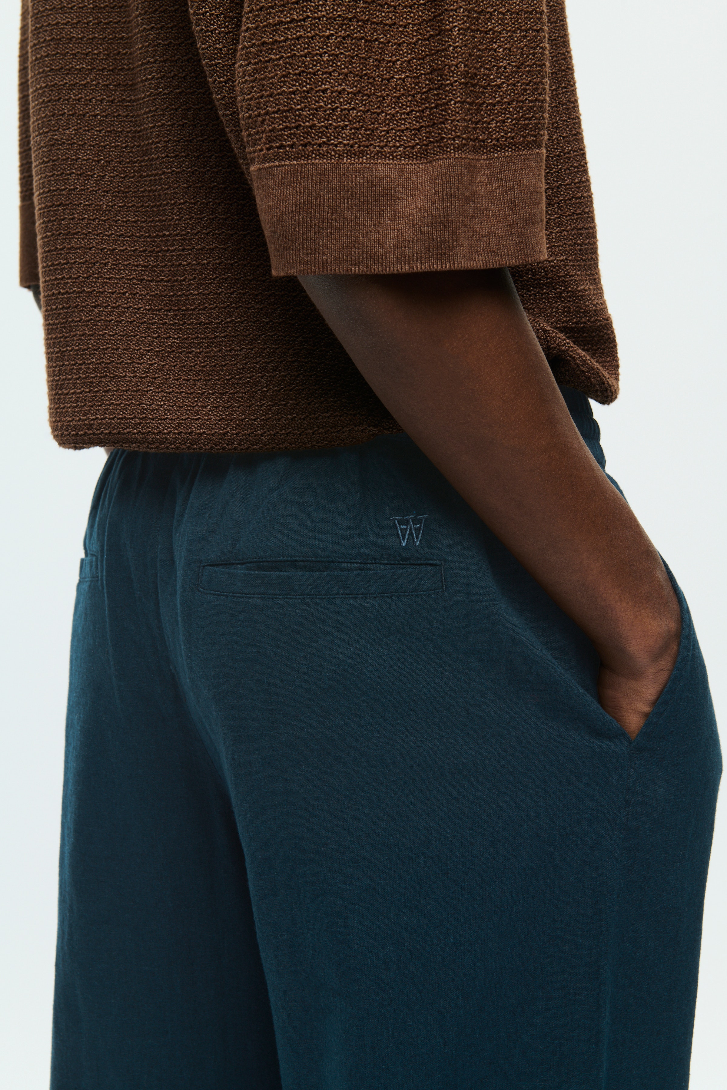 WWenoch Hør Bukser  LOOKBOOK DETAIL 30251409-194011