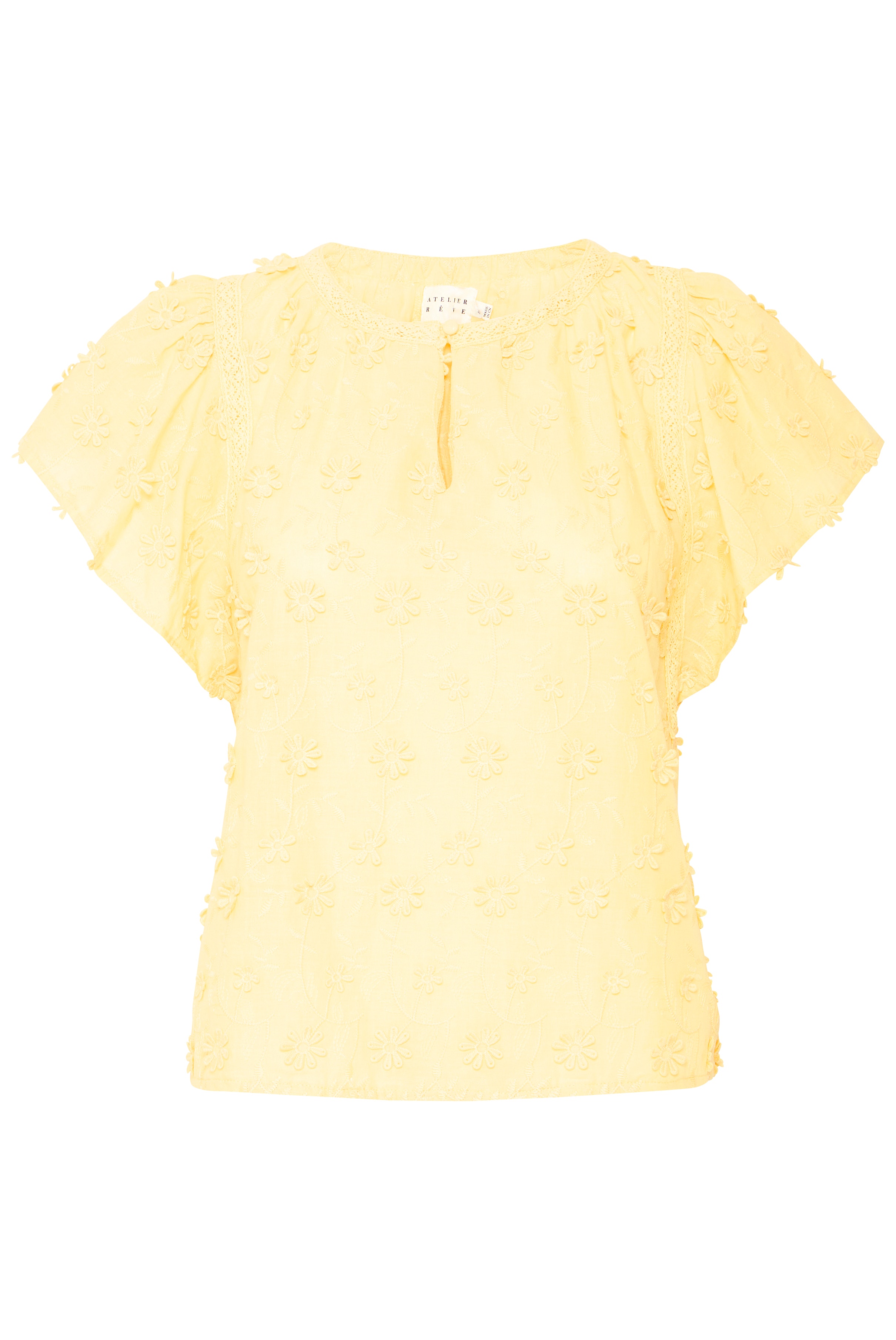 IRLIANE Blouse with short sleeve PACK FRONT 20122626-130905