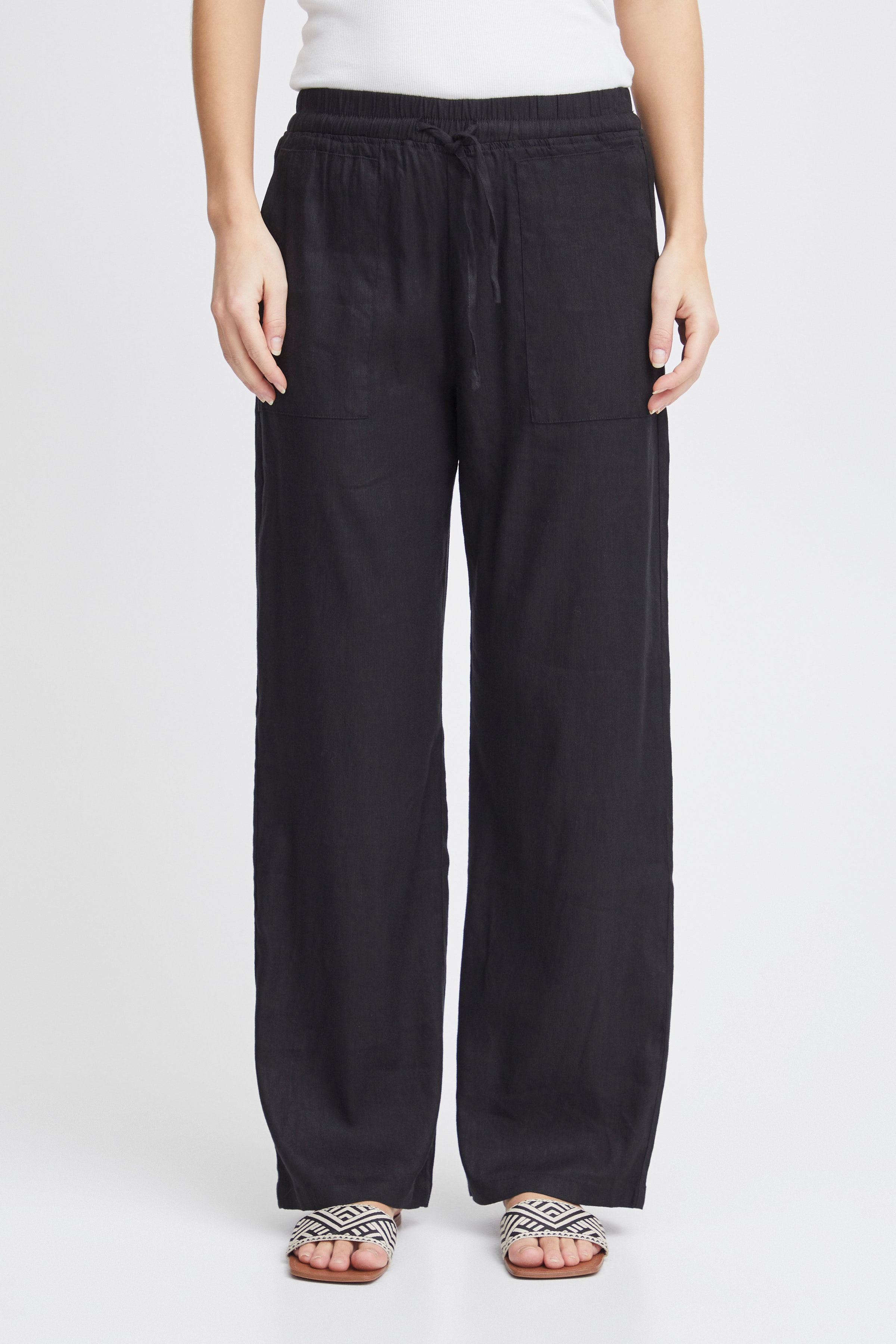 PZLUCA Full Length Wide Leg Byxor LOOKBOOK FRONT 50208020-193911