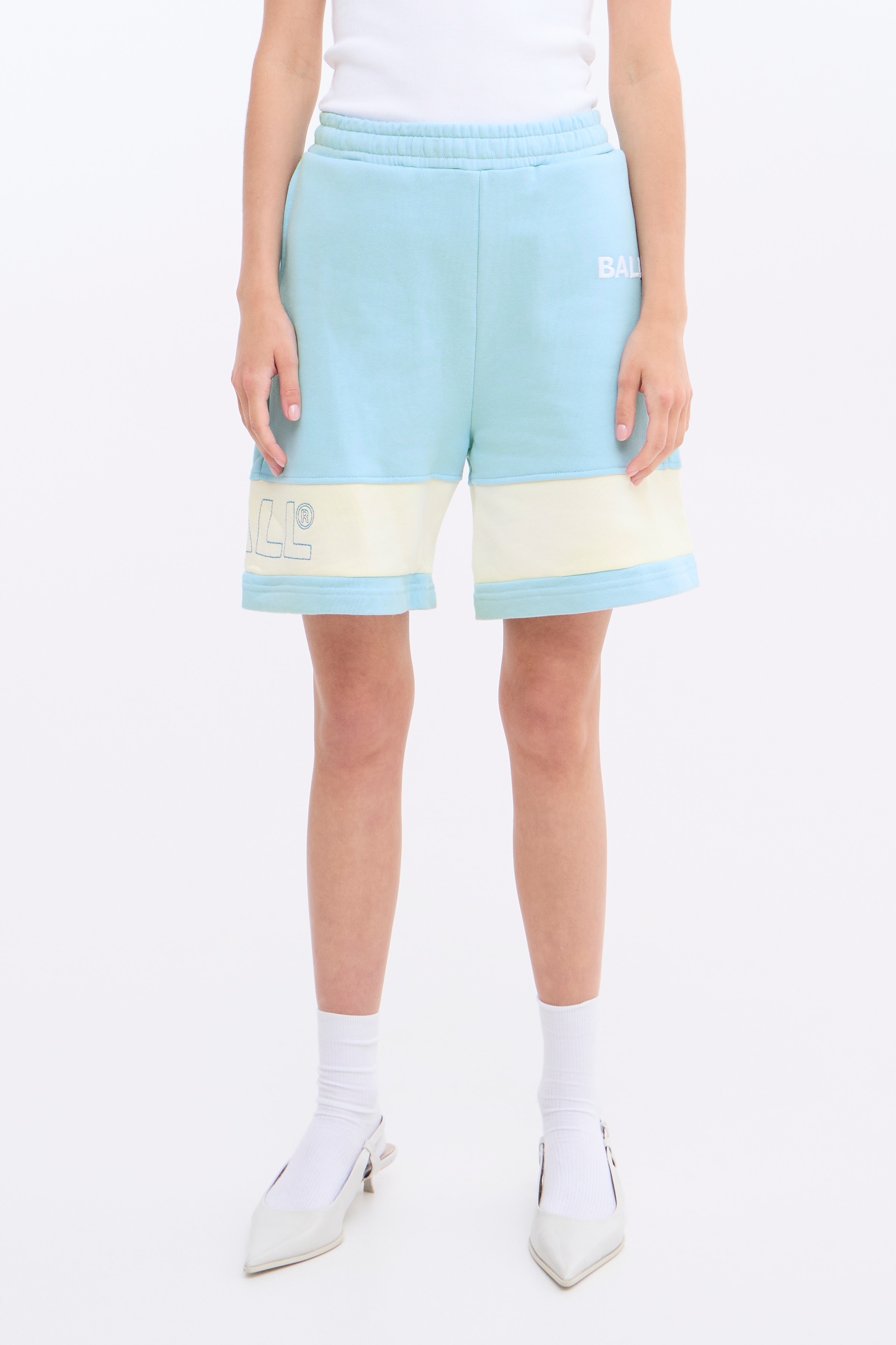 BALL CPH CHAIN SWEAT SHORTS LOOKBOOK FRONT 50405209-B1011