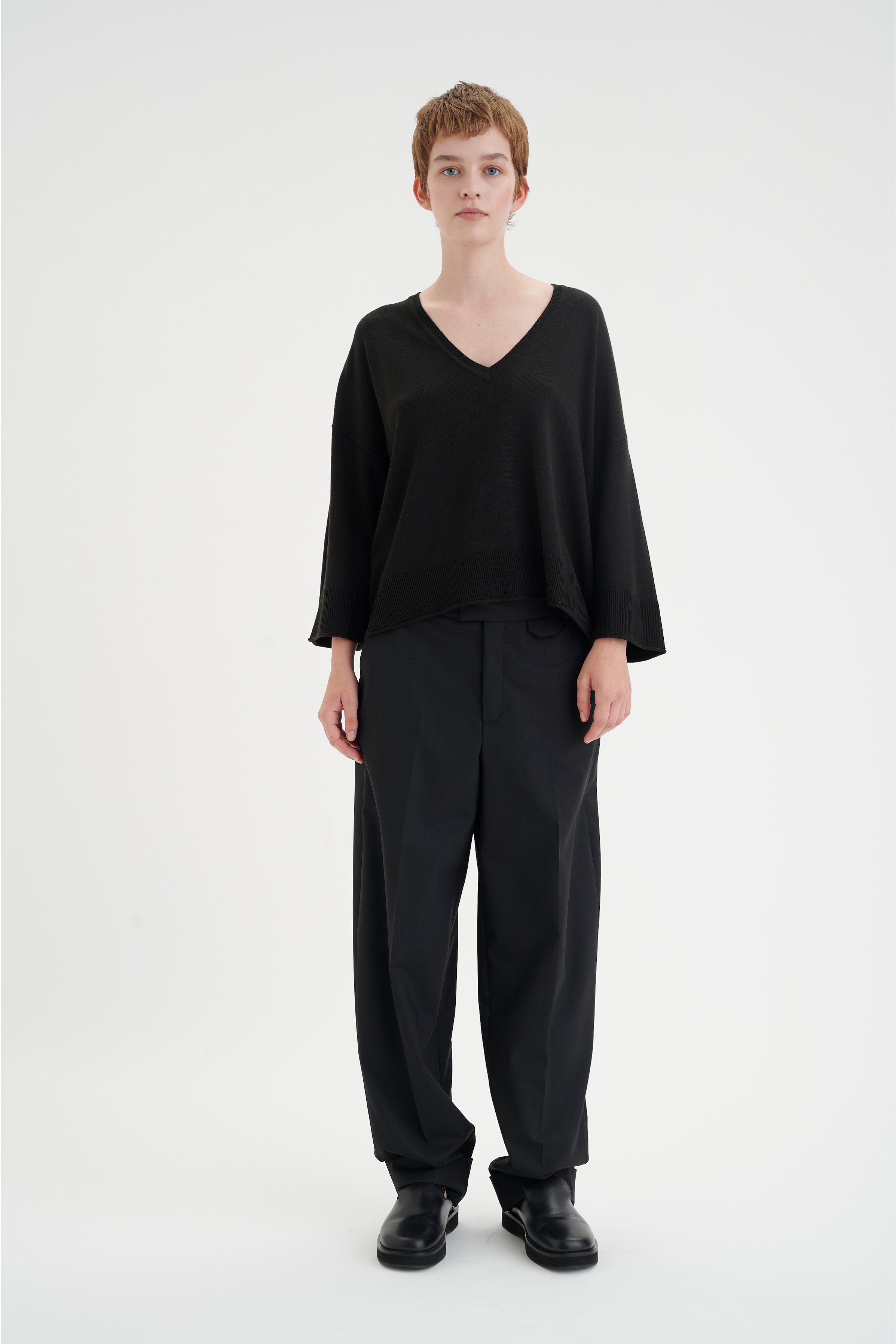 IlzeIW Stickad pullover LOOKBOOK FRONT 30106504-194008