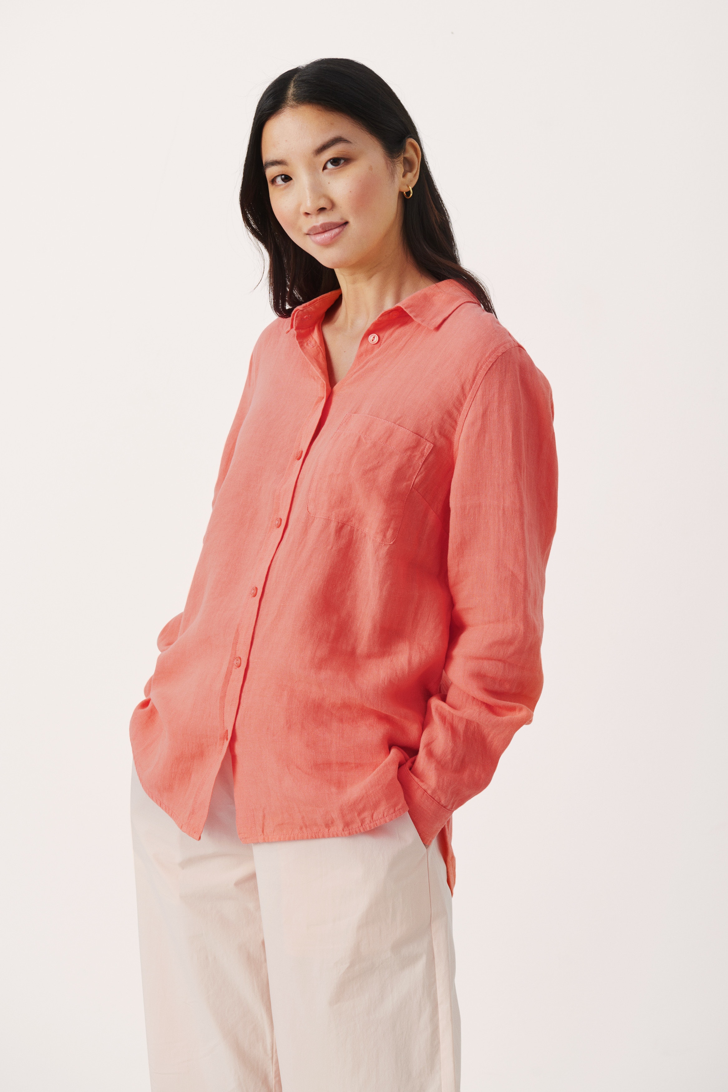 KivasPW Linen shirt LOOKBOOK FRONT 30306952-171643