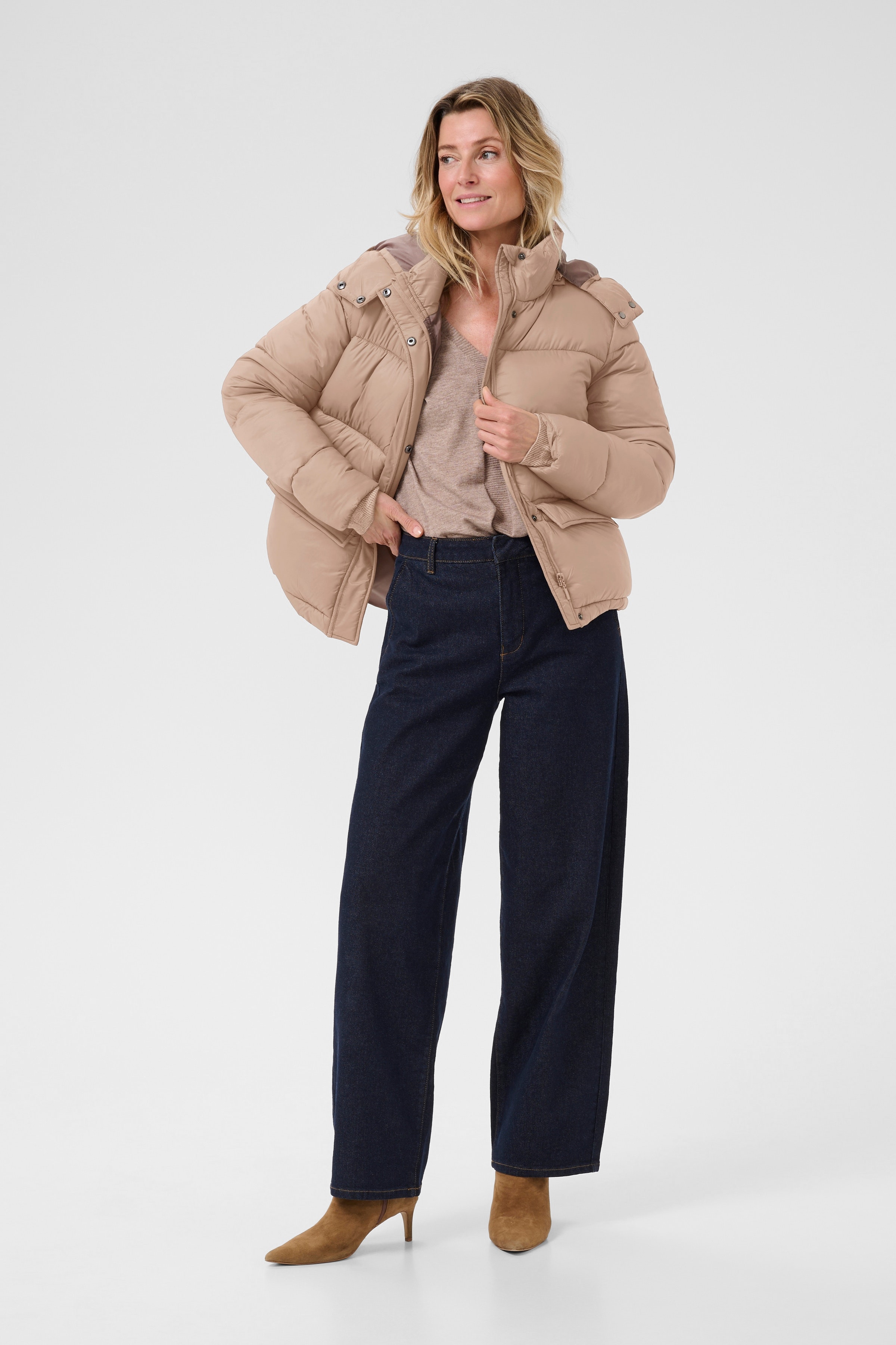 CRGaiagro Puffer jacka LOOKBOOK FRONT 10613933-170909