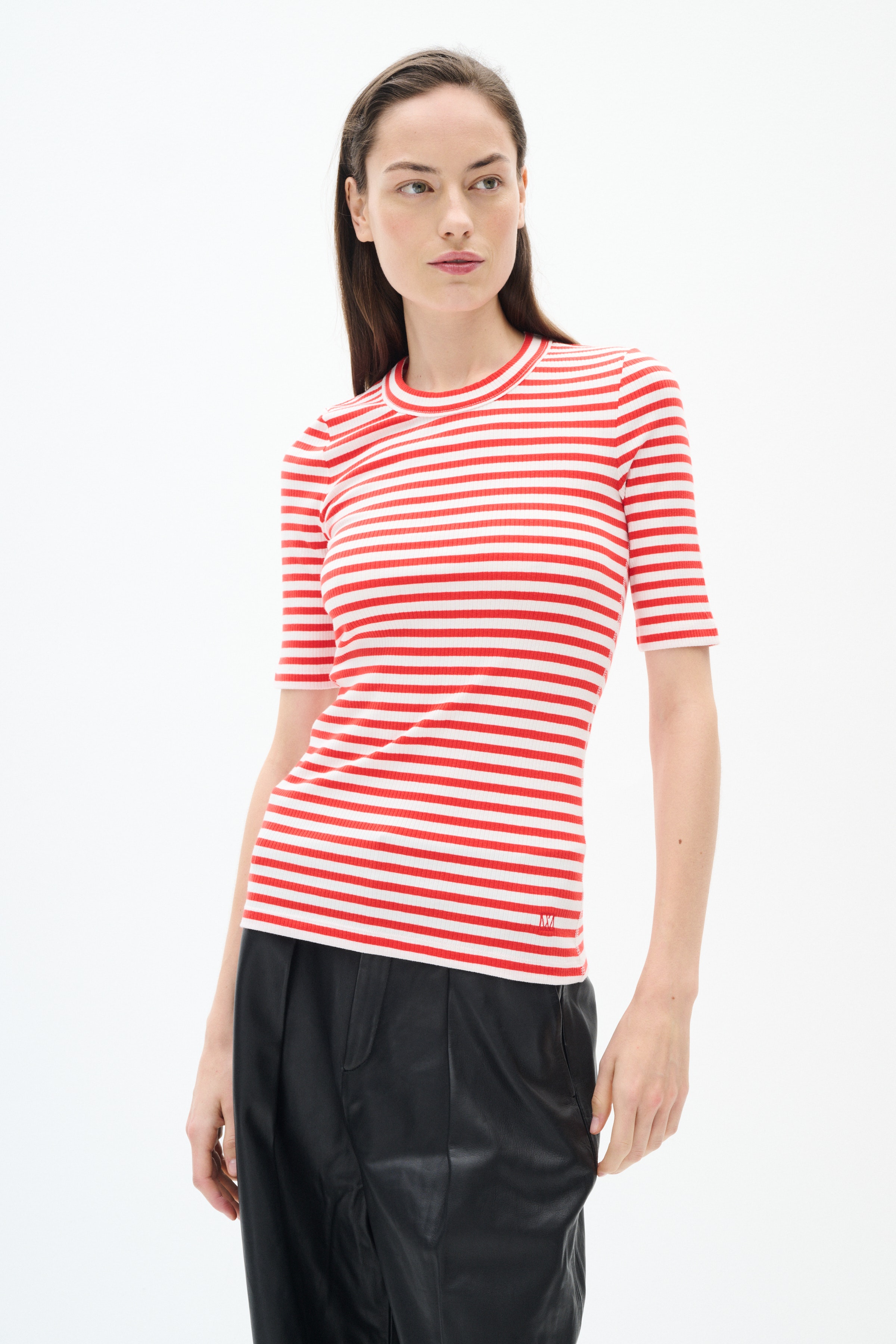 DagnaIW Striped T-shirt LOOKBOOK FRONT 30107269-300008