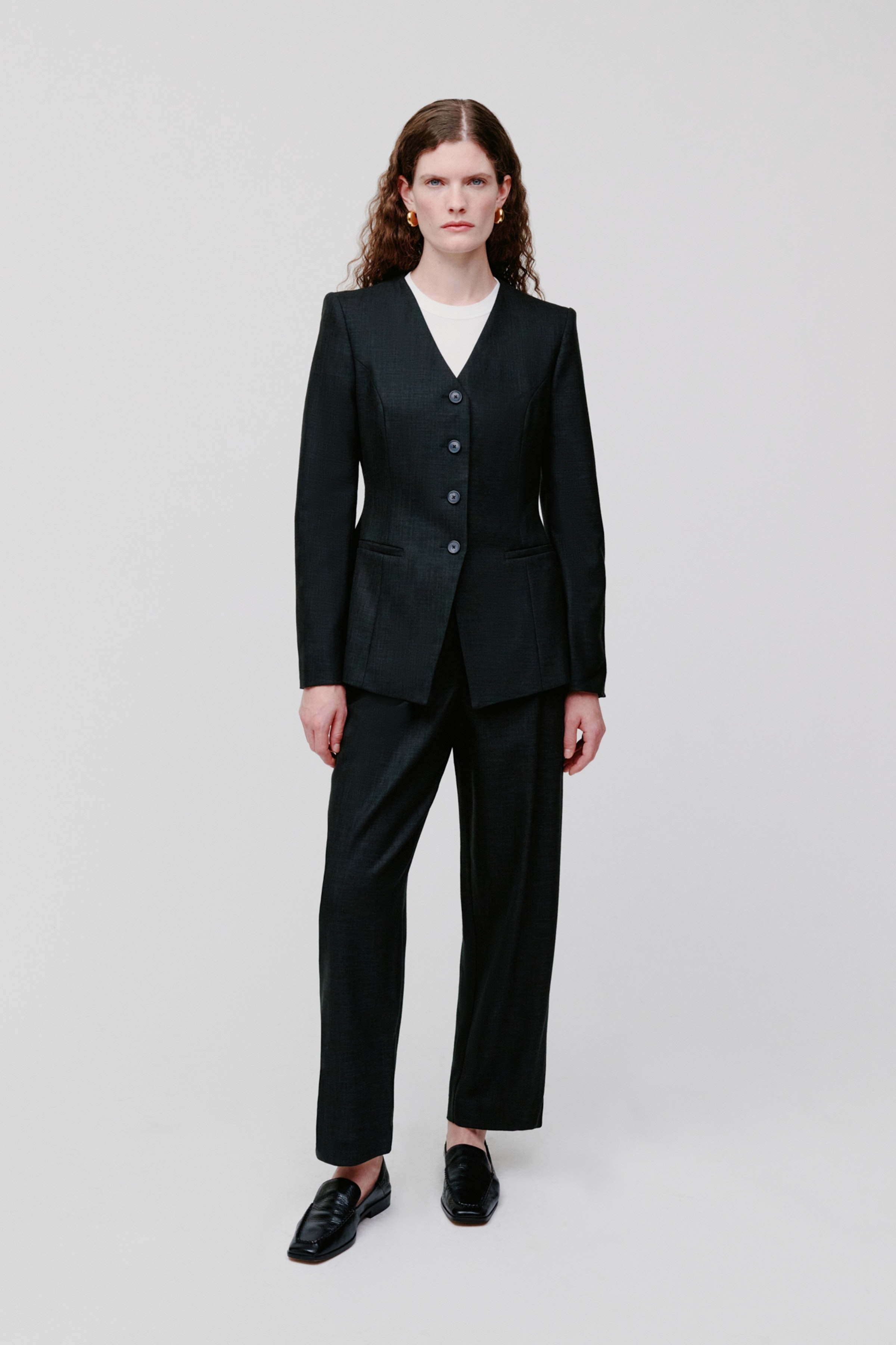 PERSEPHONE Bukser LOOKBOOK FRONT 30600625-BK999