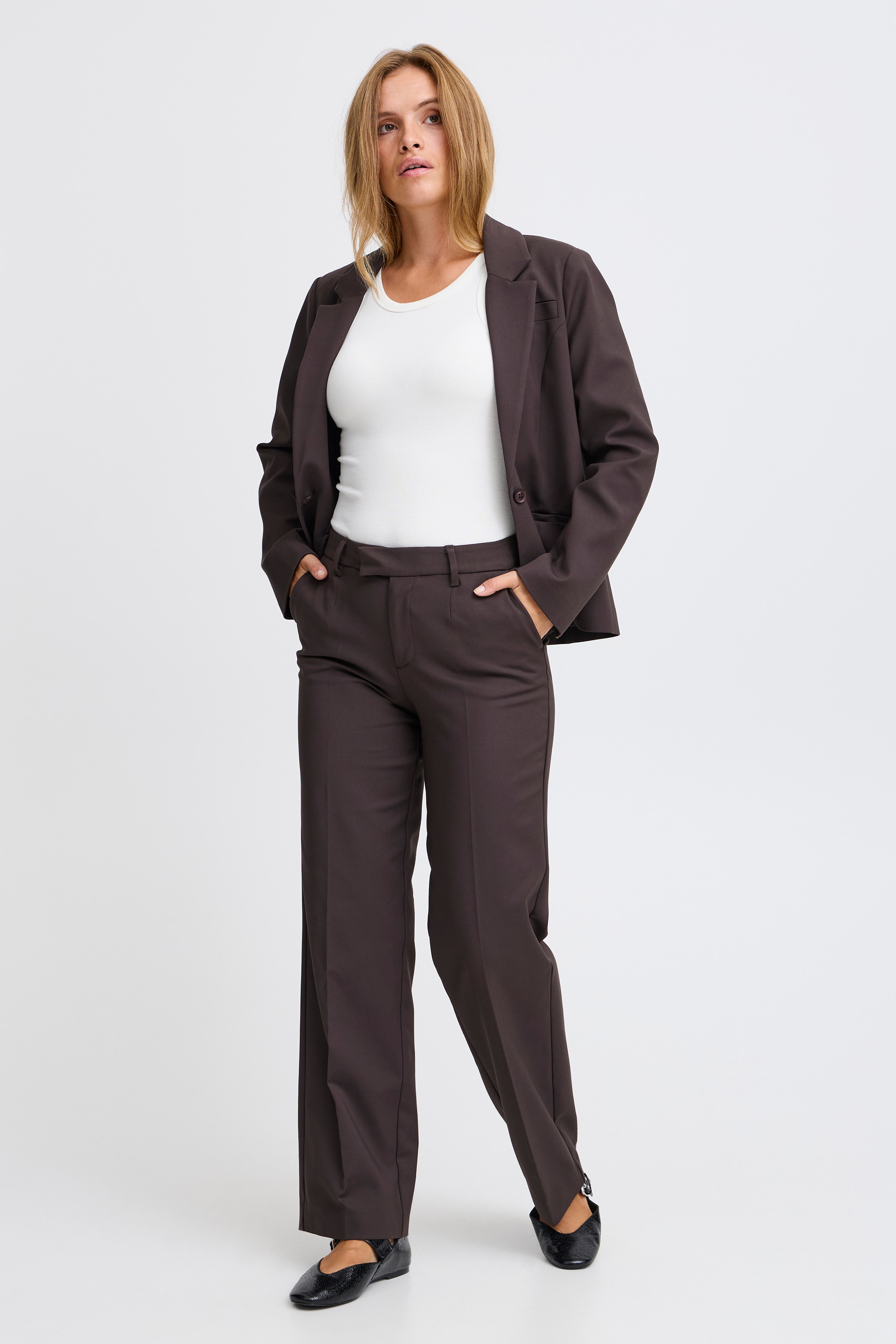 PZBINDY High Waist Wide Leg Broek LOOKBOOK FRONT 50210334-191103