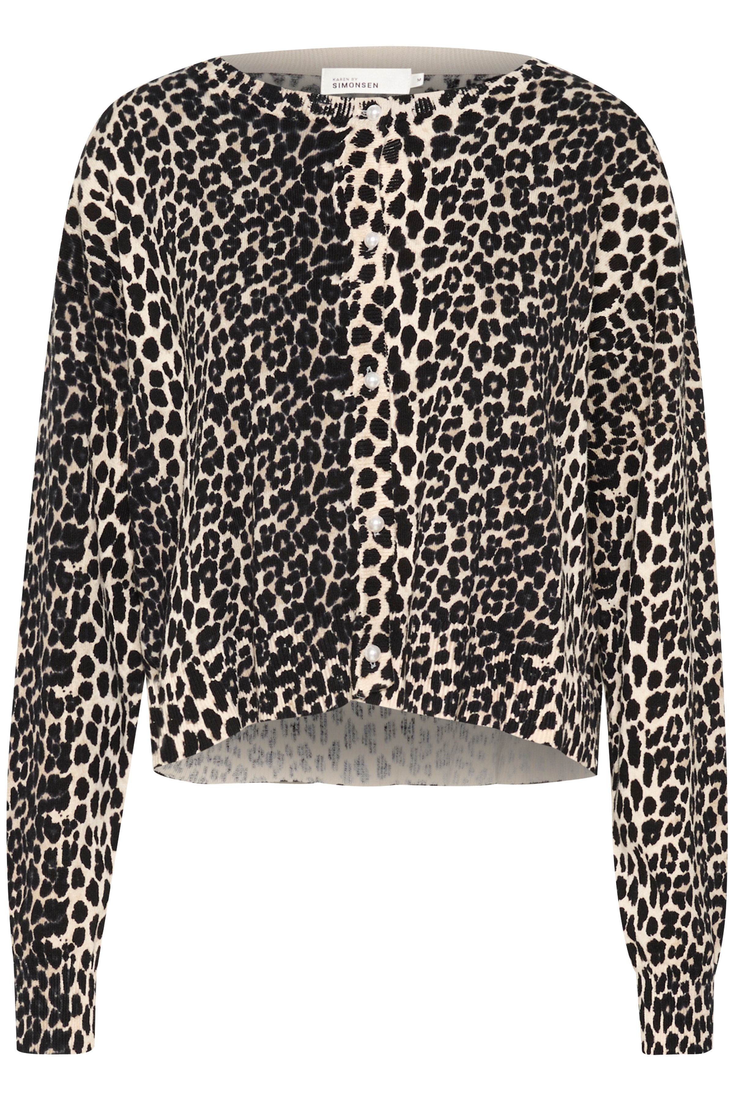 KBUriela Leopardcardigan PACK FRONT 10105435-107427