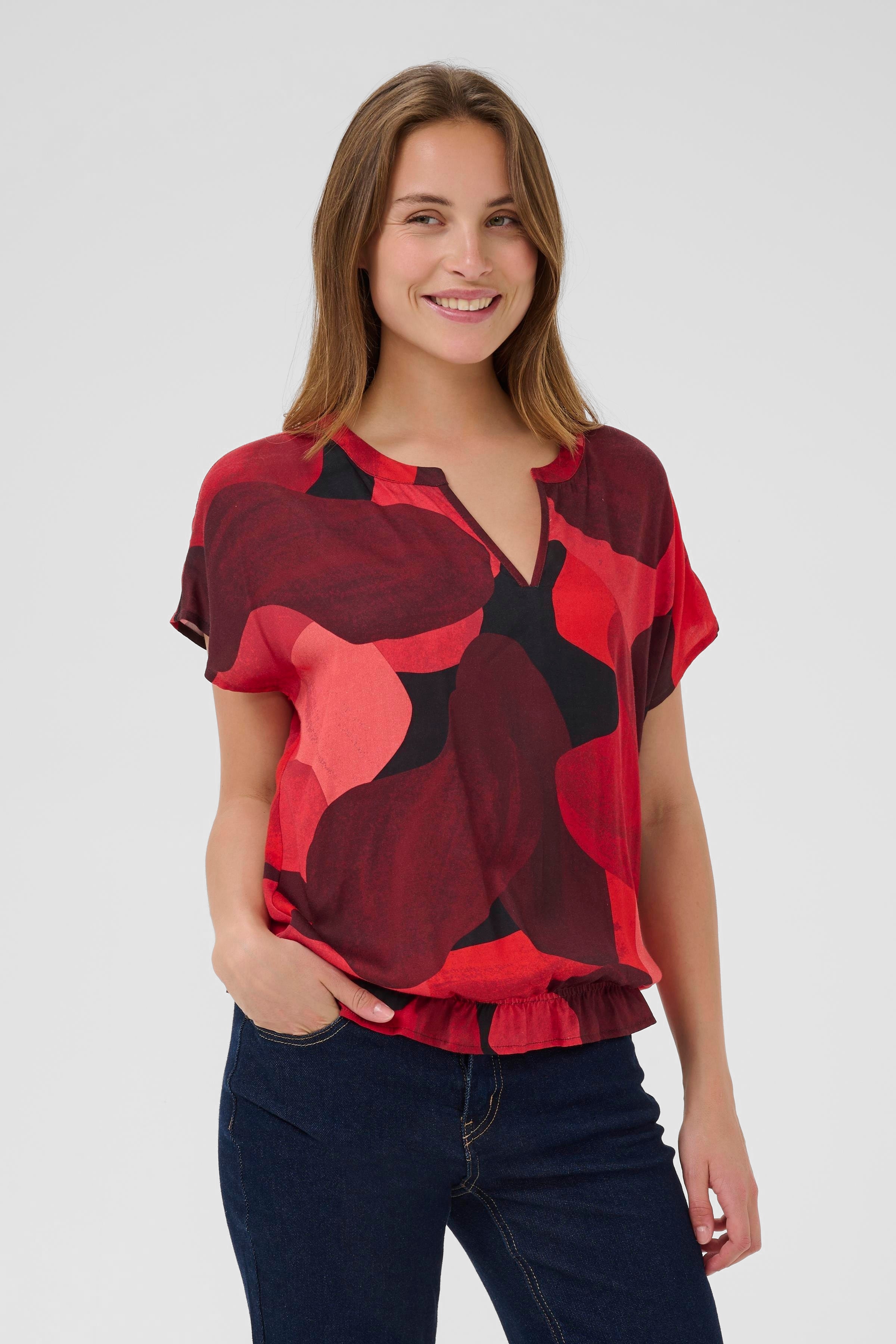 CUdana Bluse LOOKBOOK FRONT 50110179-108496