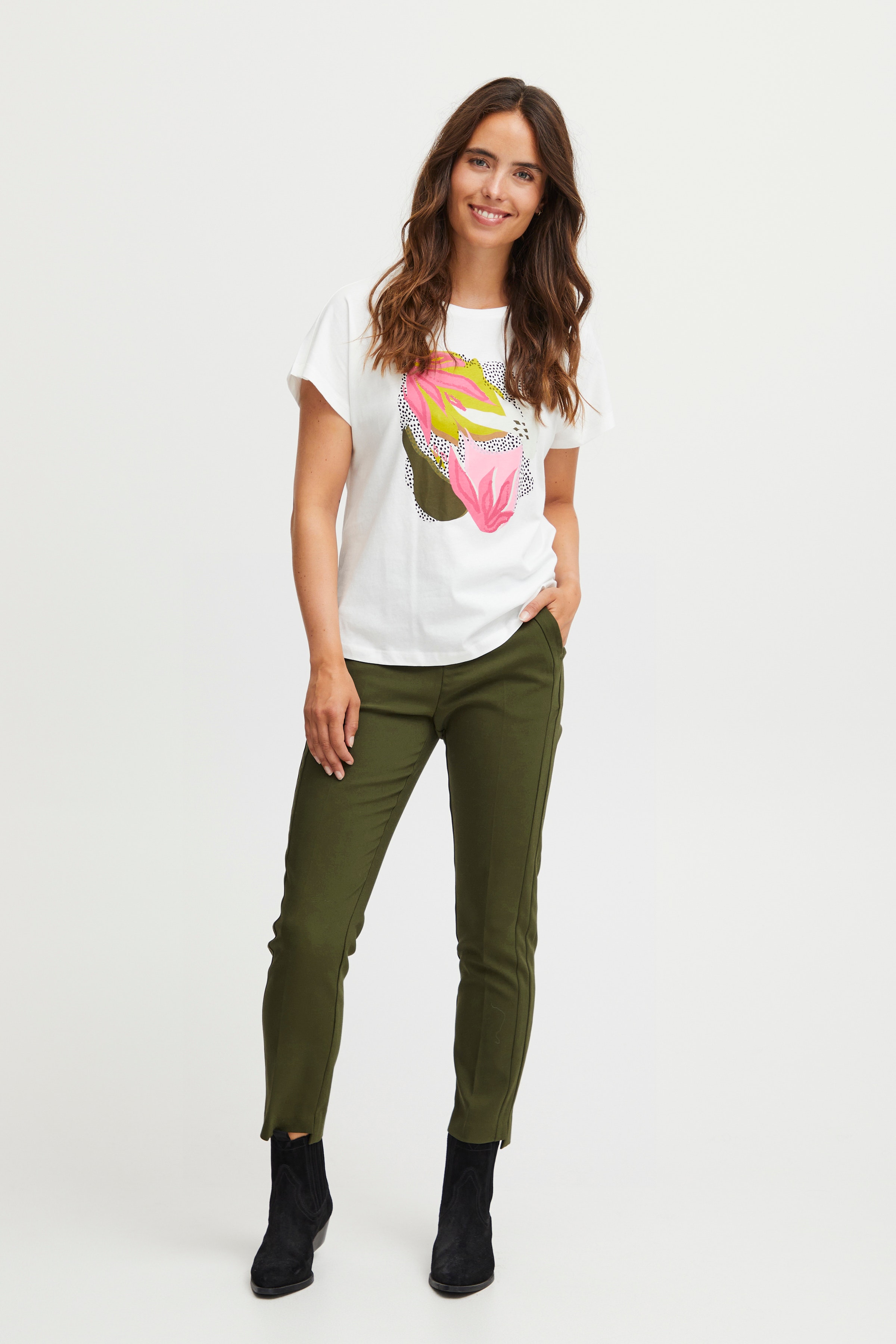 FRVITA Byxor LOOKBOOK FRONT 20611257-190419