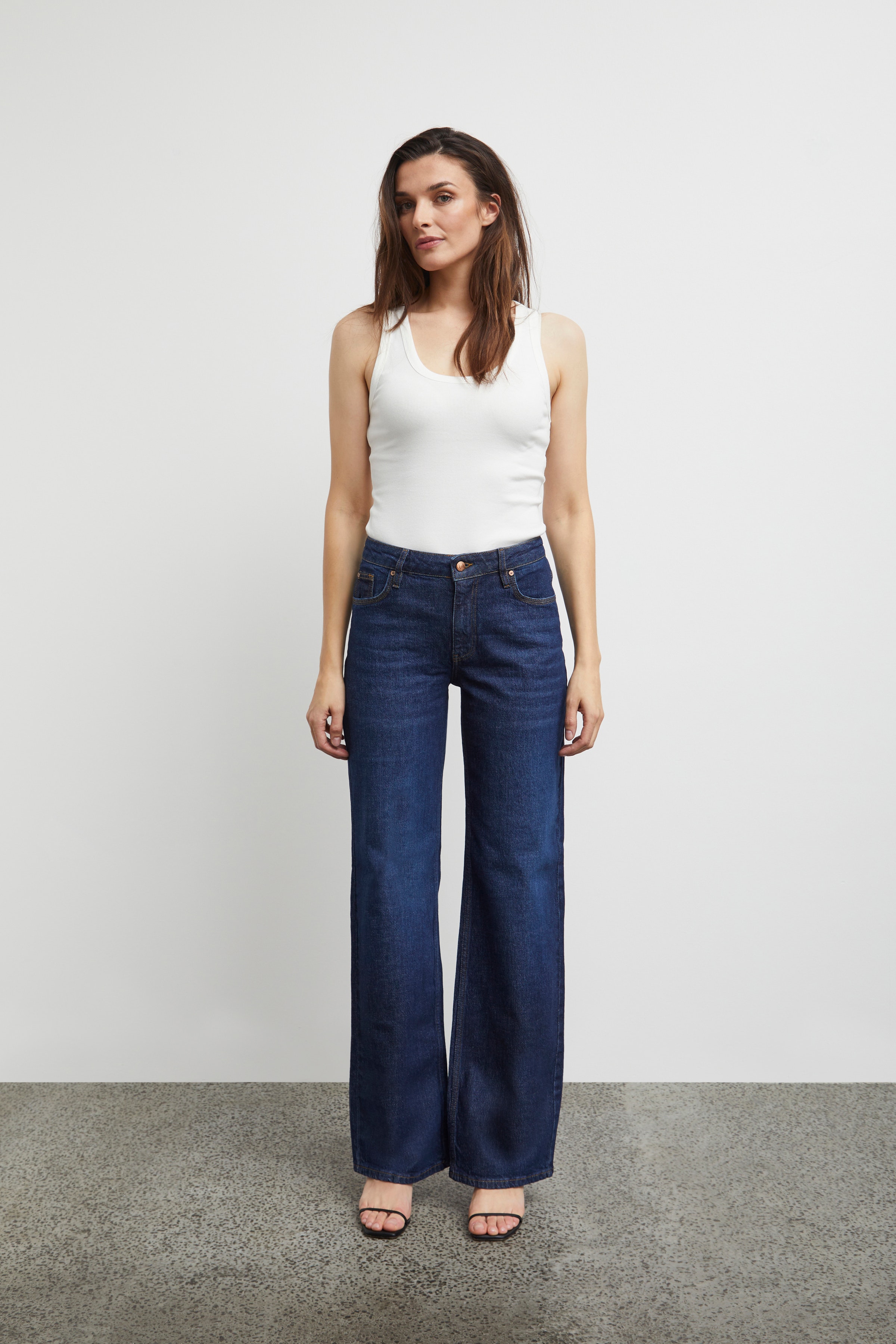 PZVEGA HW Jeans Wide Leg LOCATION NONE 50207173-200002