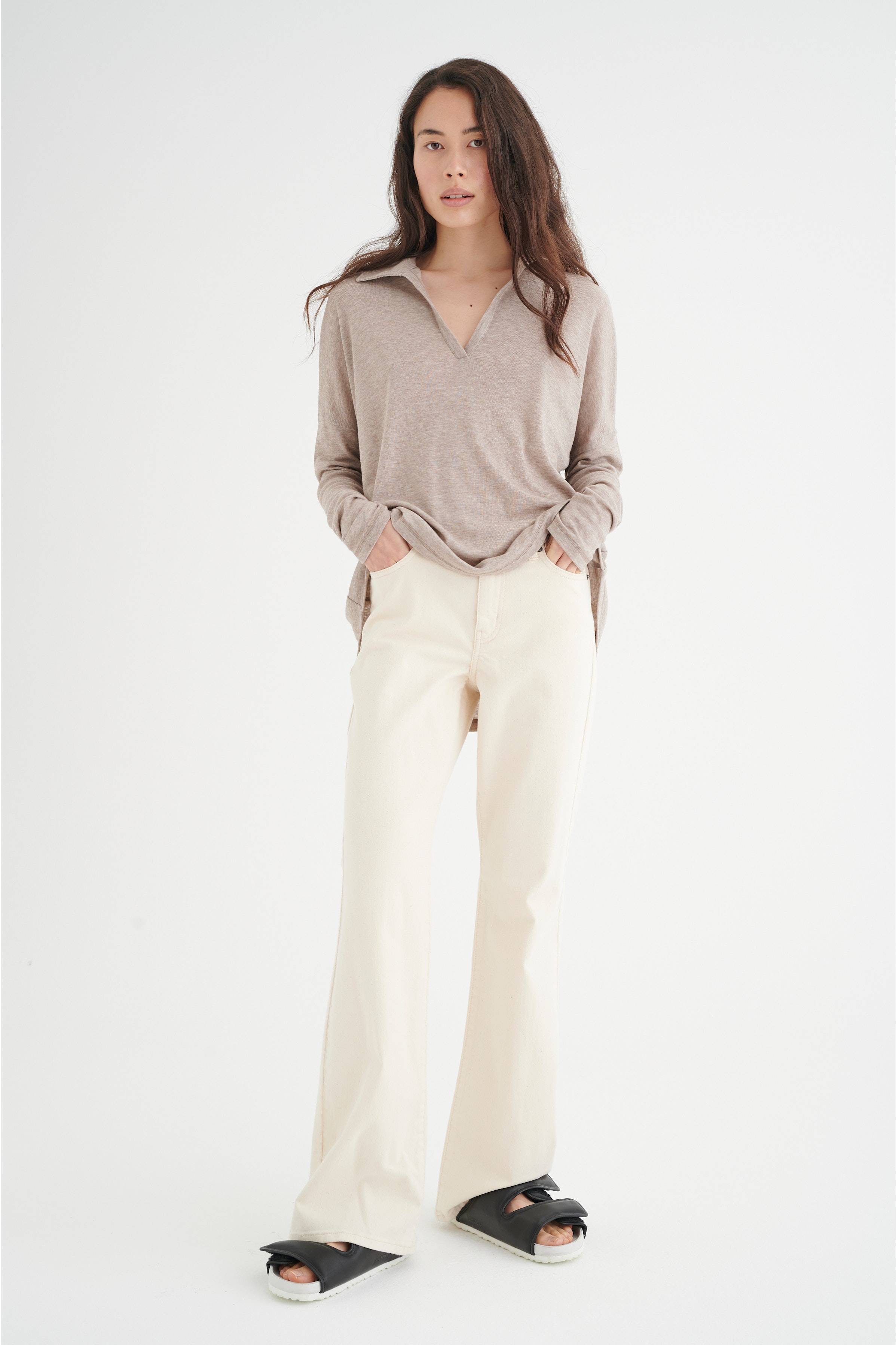 DiddeIW Langarm-Bluse LOOKBOOK FRONT 30106571-300868