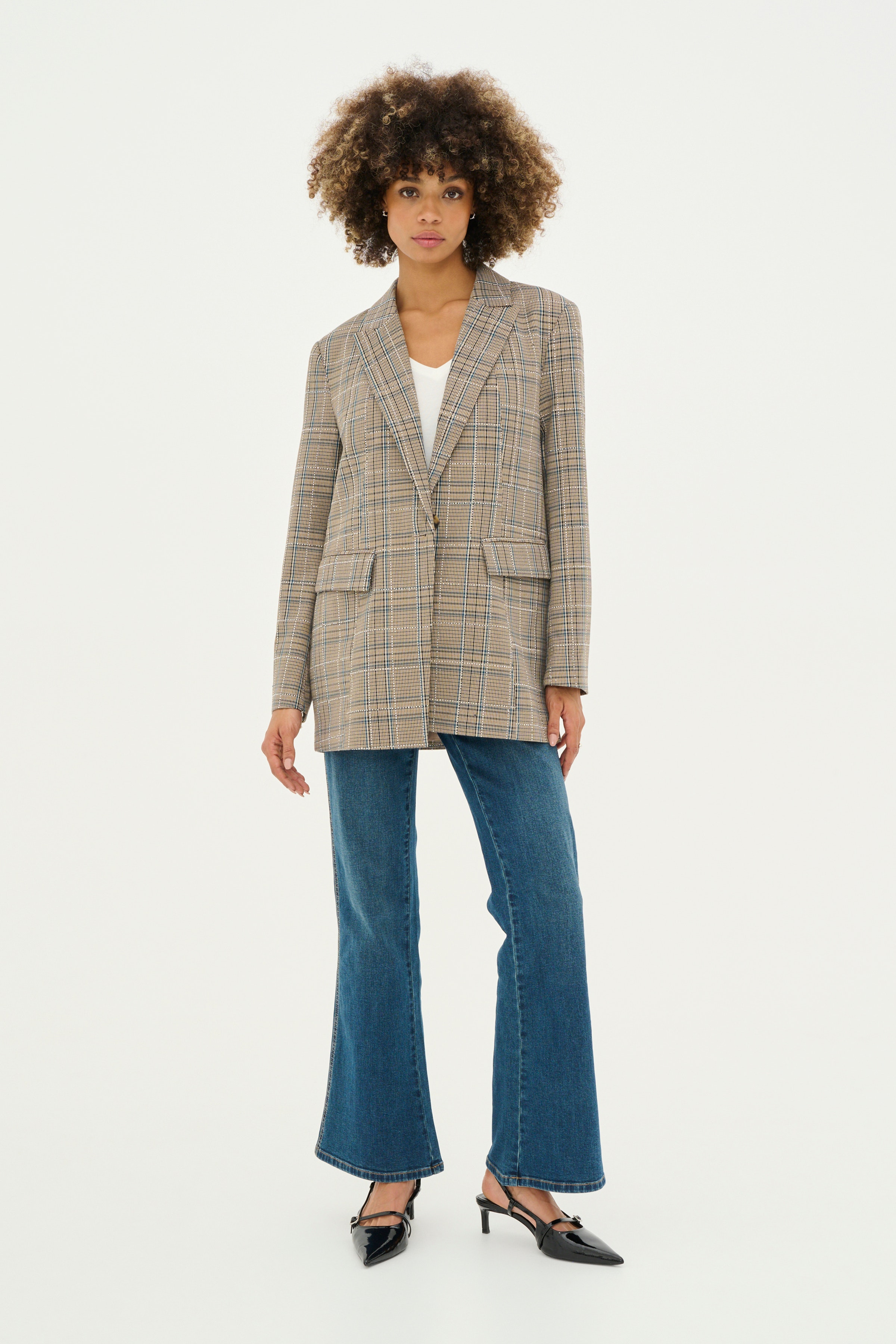 CUcatriona Blazer mit Strasssteinen LOOKBOOK FRONT 50111605-500102