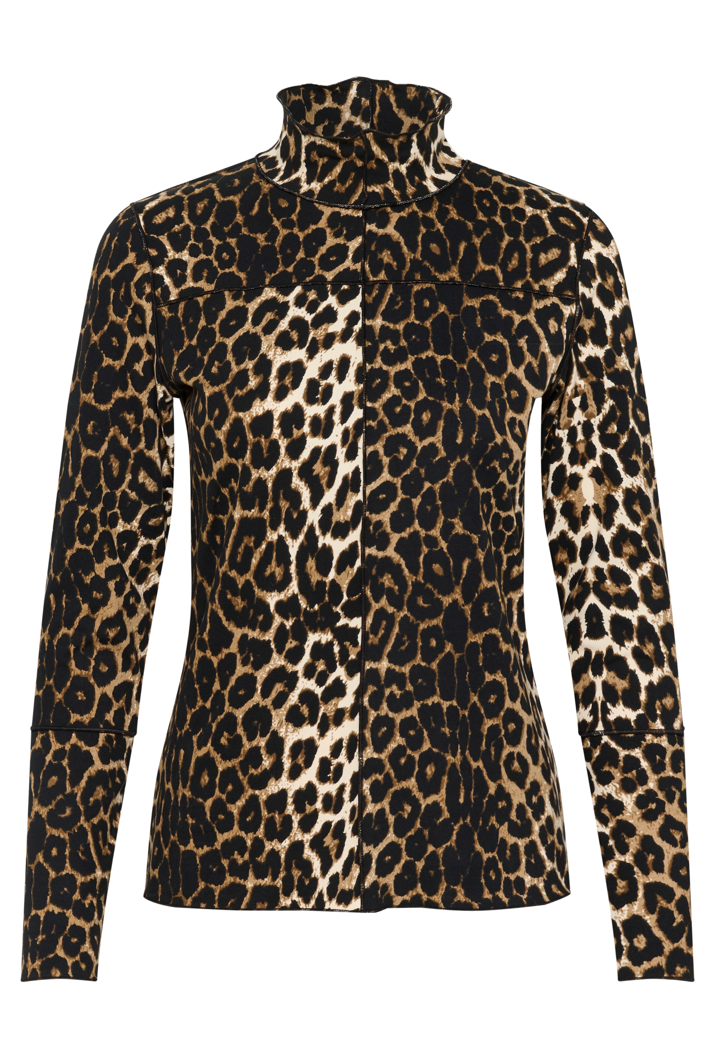 KBPavie Leopard Bluse LOOKBOOK FRONT 10105472-181048