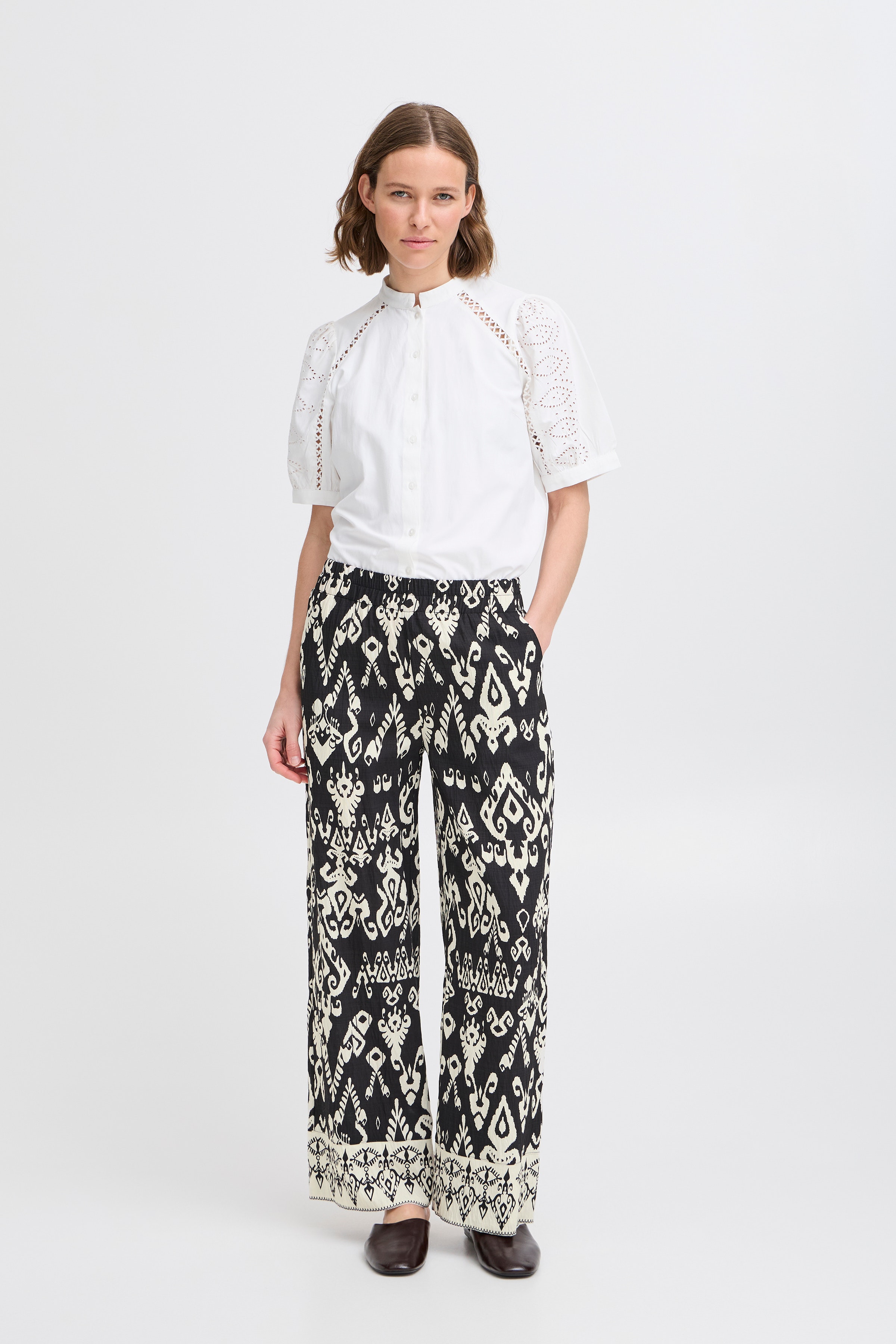 BYJASMINA Byxor LOOKBOOK FRONT 20816838-205166