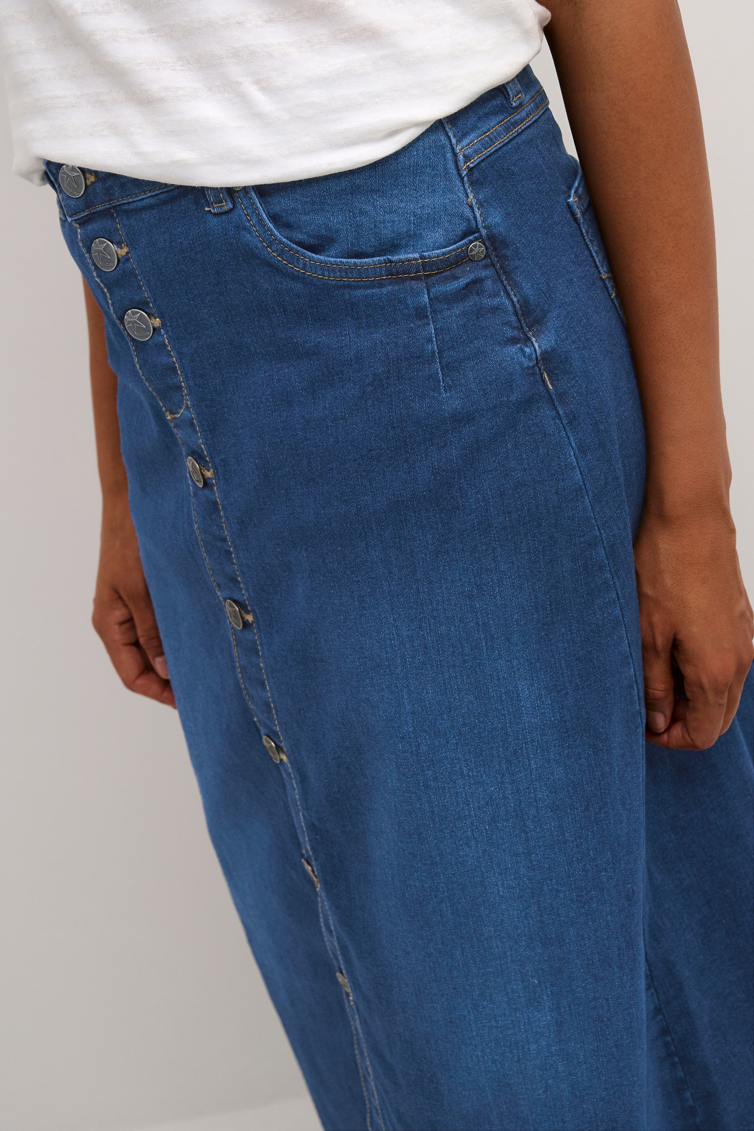 CUami Denim Skirt LOOKBOOK DETAIL 50110270-500029