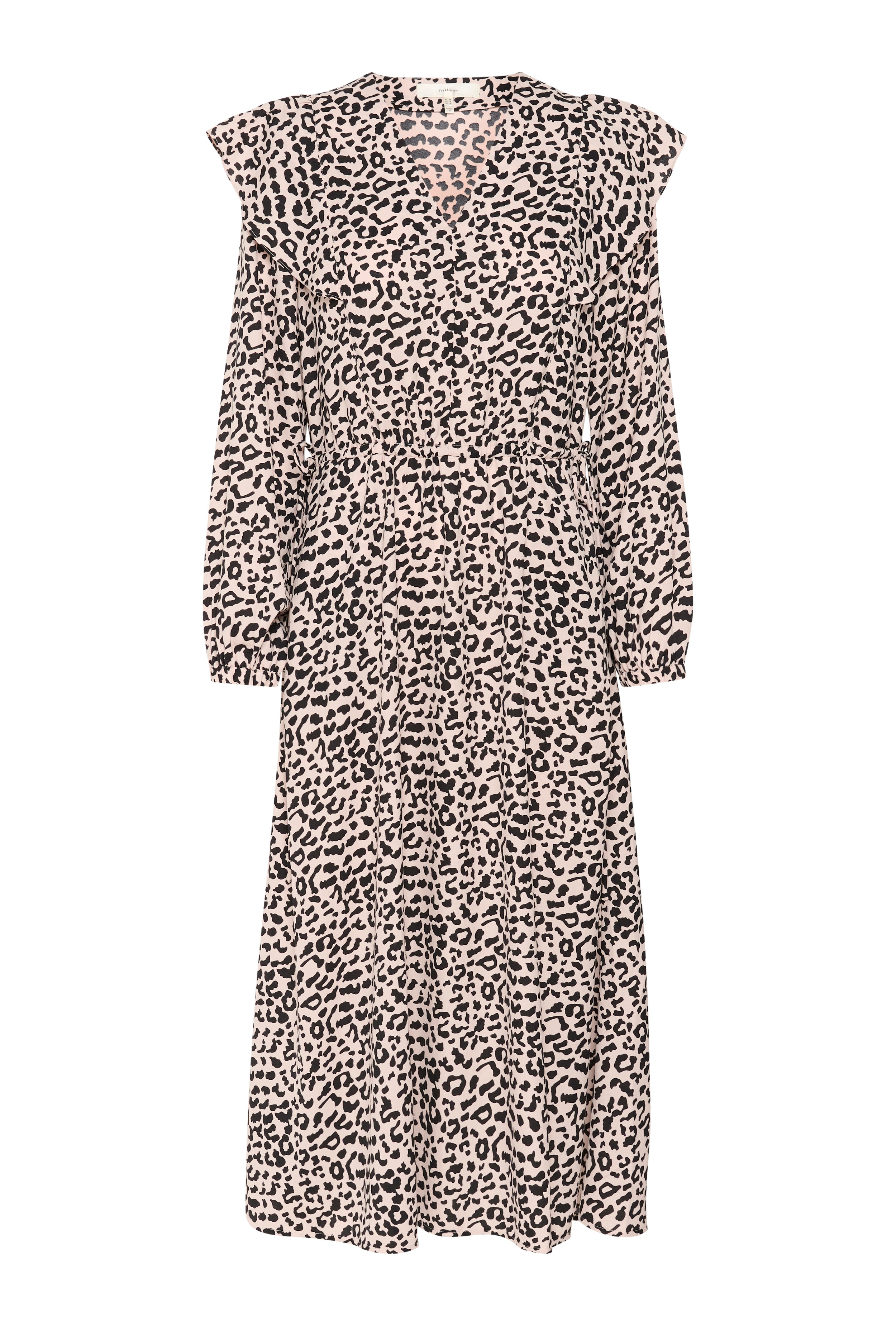 NinahIW V-neck Leopard Dress PACK FRONT 30110398-300824