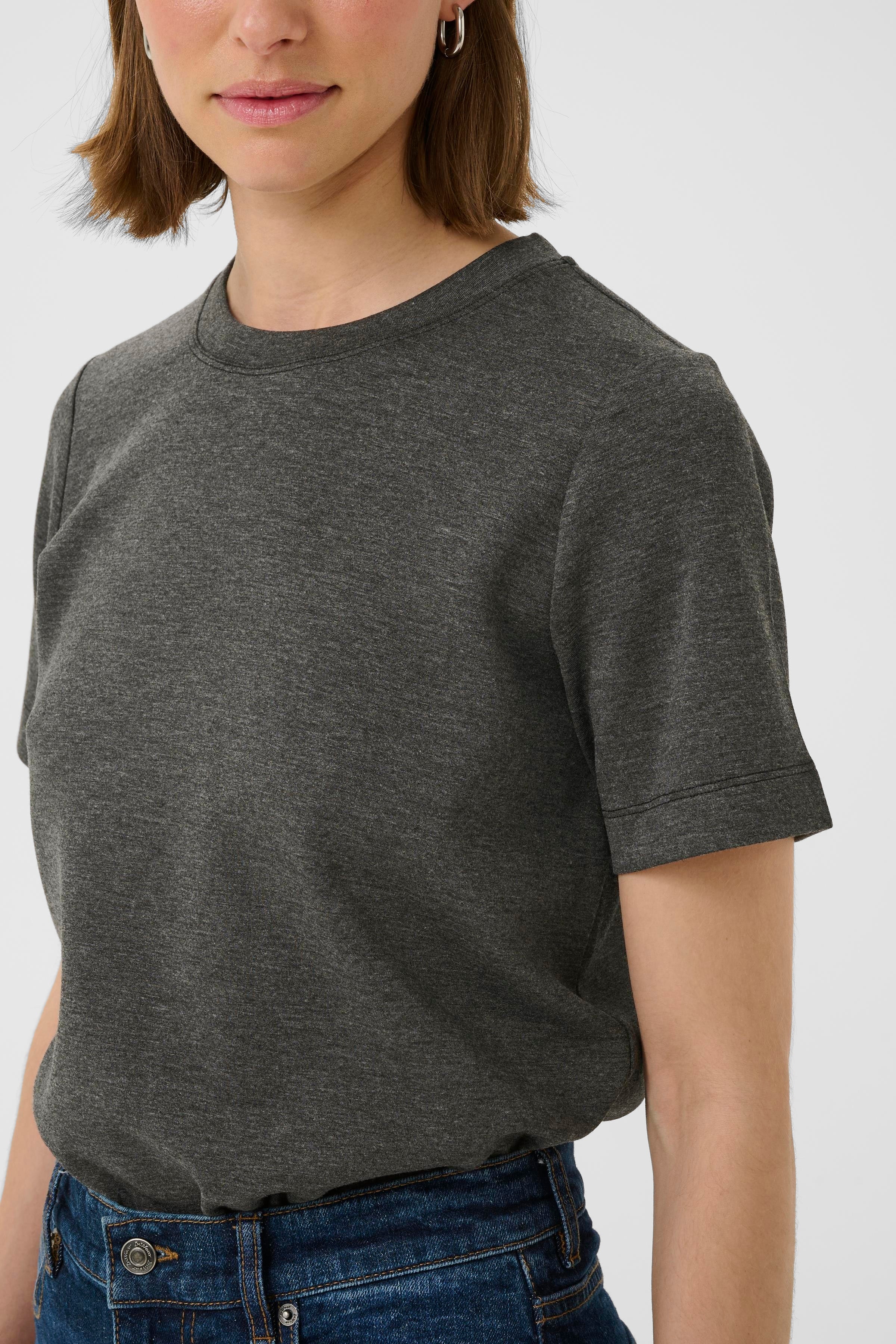 VincentIW Melange Karmen T-shirt LOOKBOOK FRONT 30107053-300596