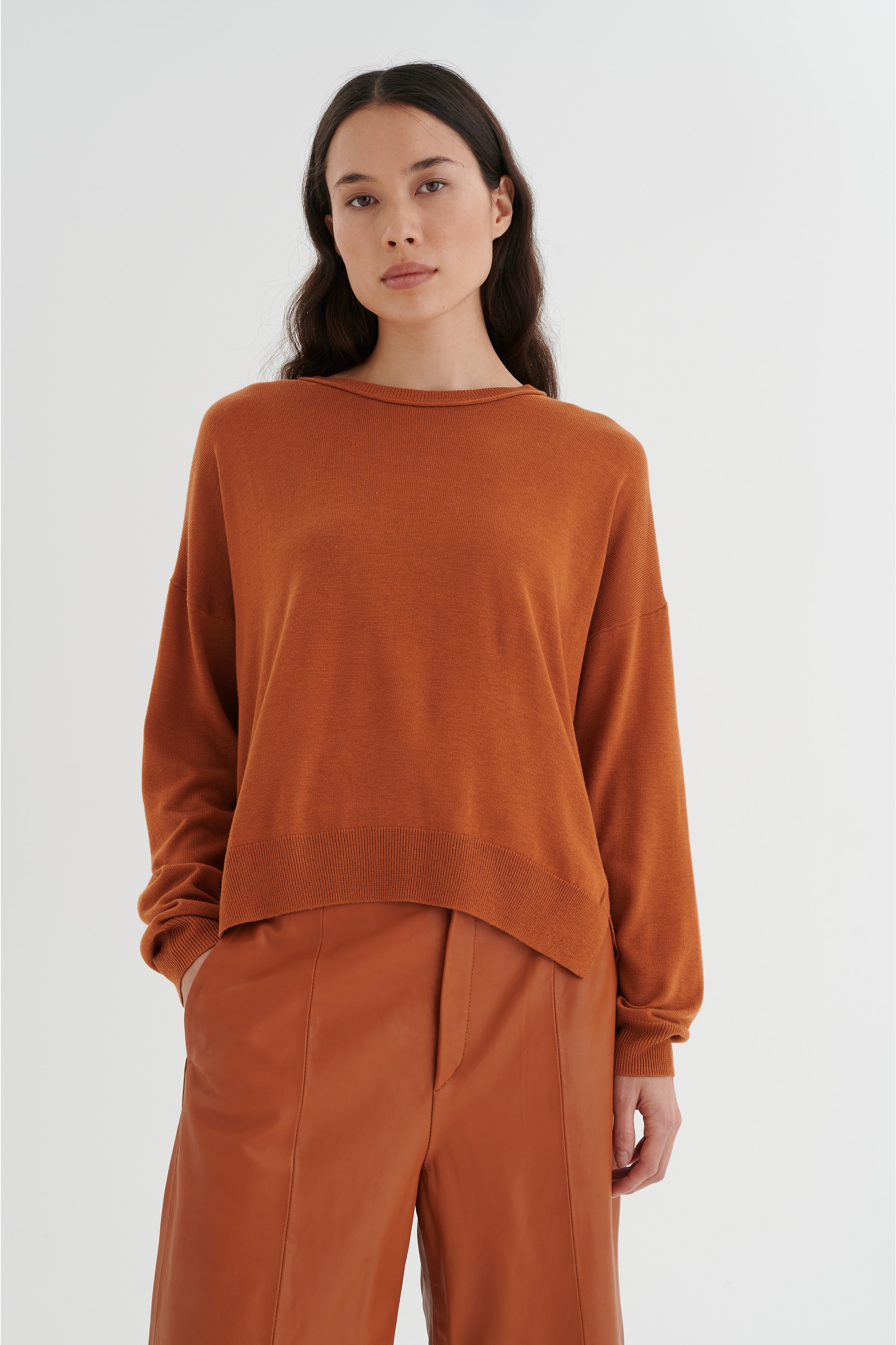 InnesIW Stickad pullover LOOKBOOK FRONT 30106389-171340