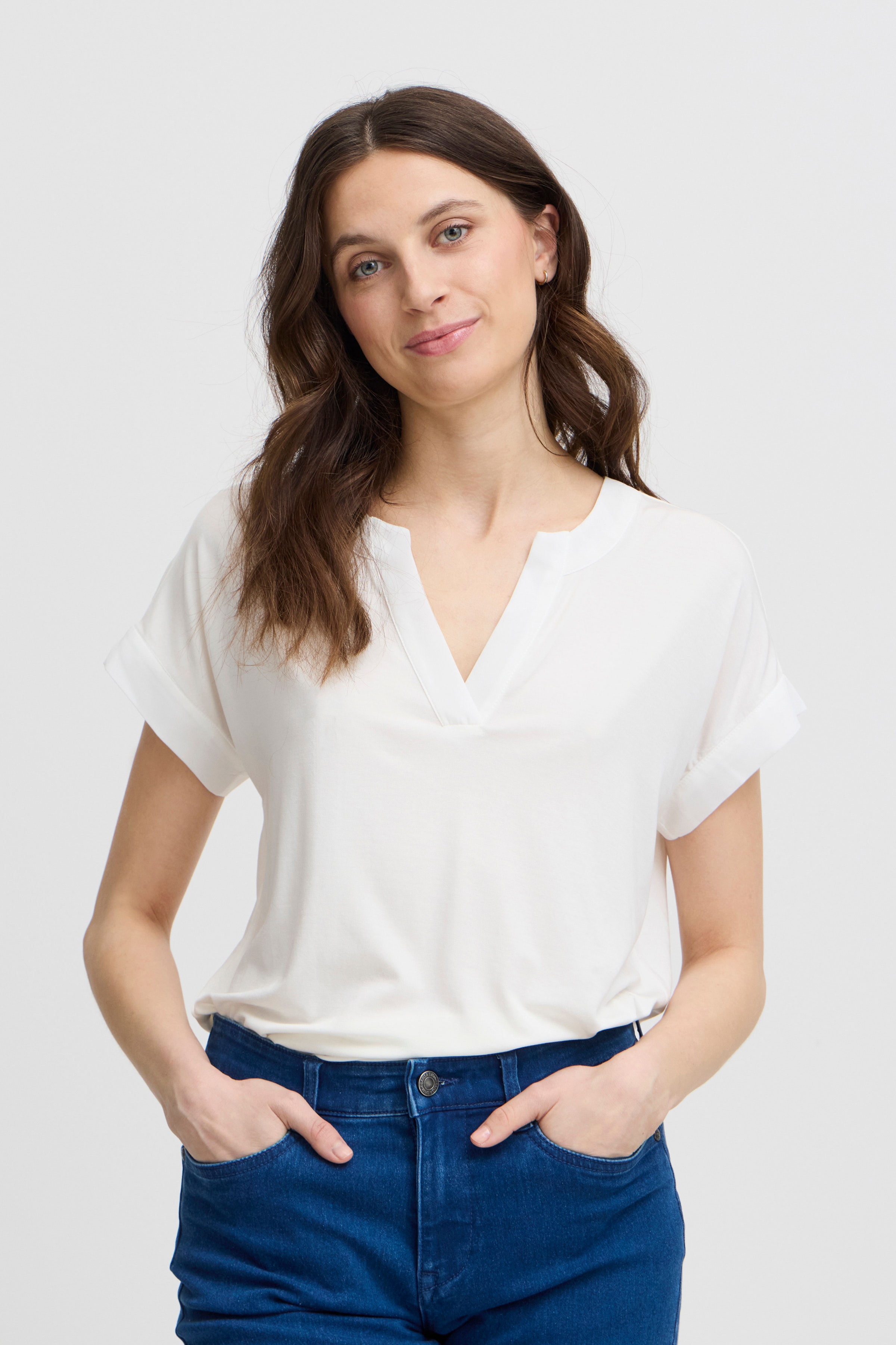 Blouse met korte mouwen LOOKBOOK FRONT 20603737-60010