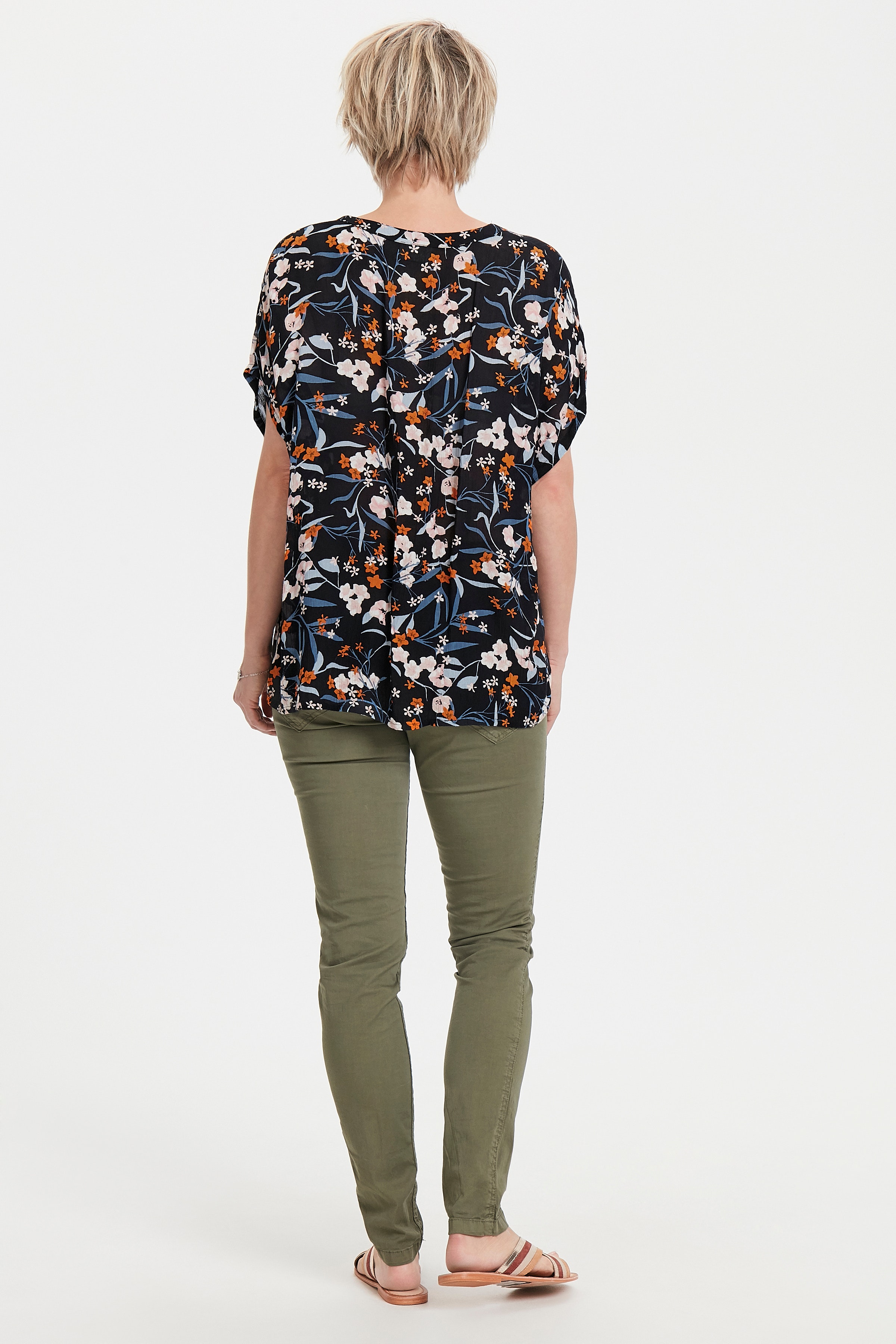 Kortärmad blus LOOKBOOK BACK 10503177-52737