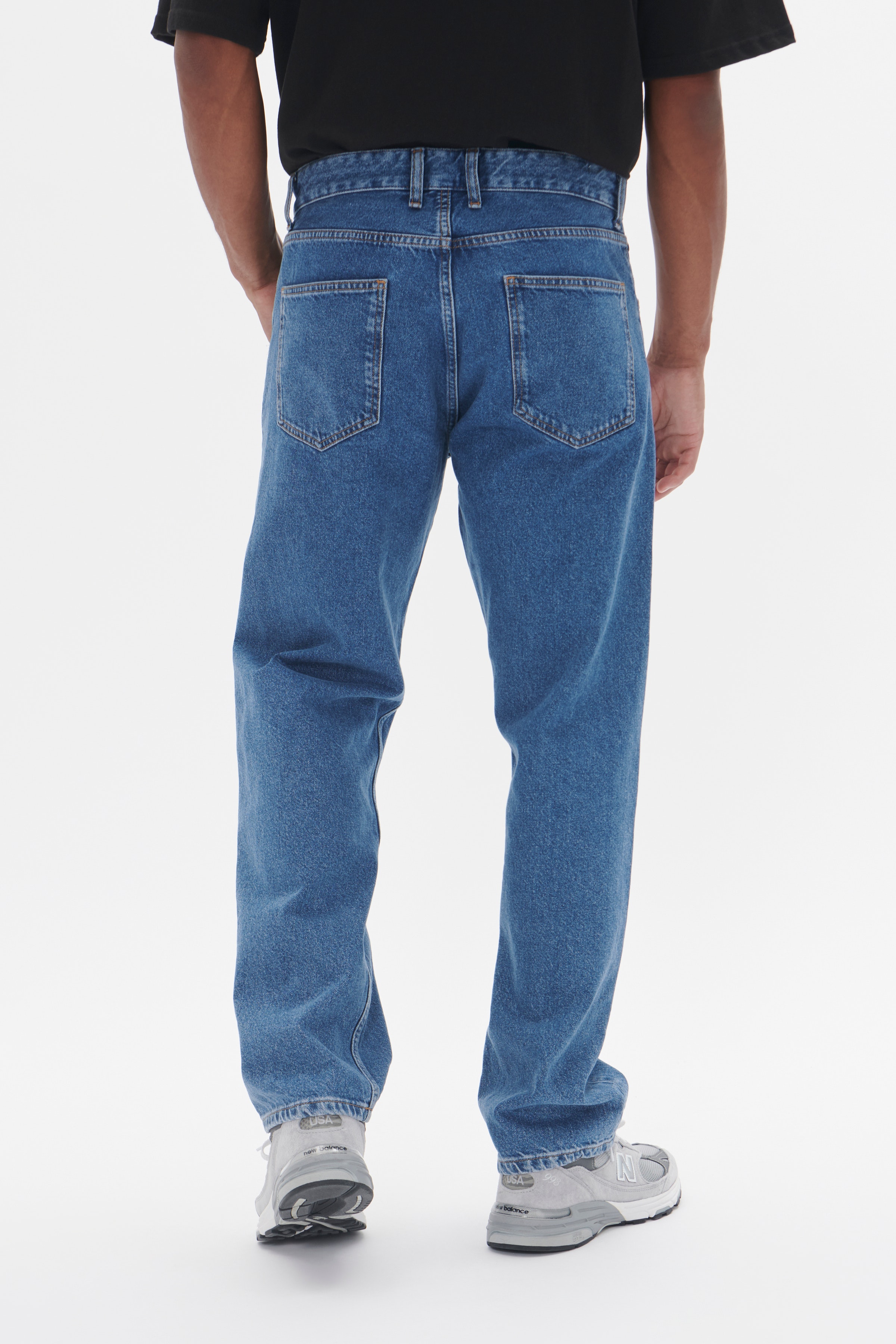 MAleland M73 Washed Denim Jeans LOOKBOOK BACK 30207787-300279