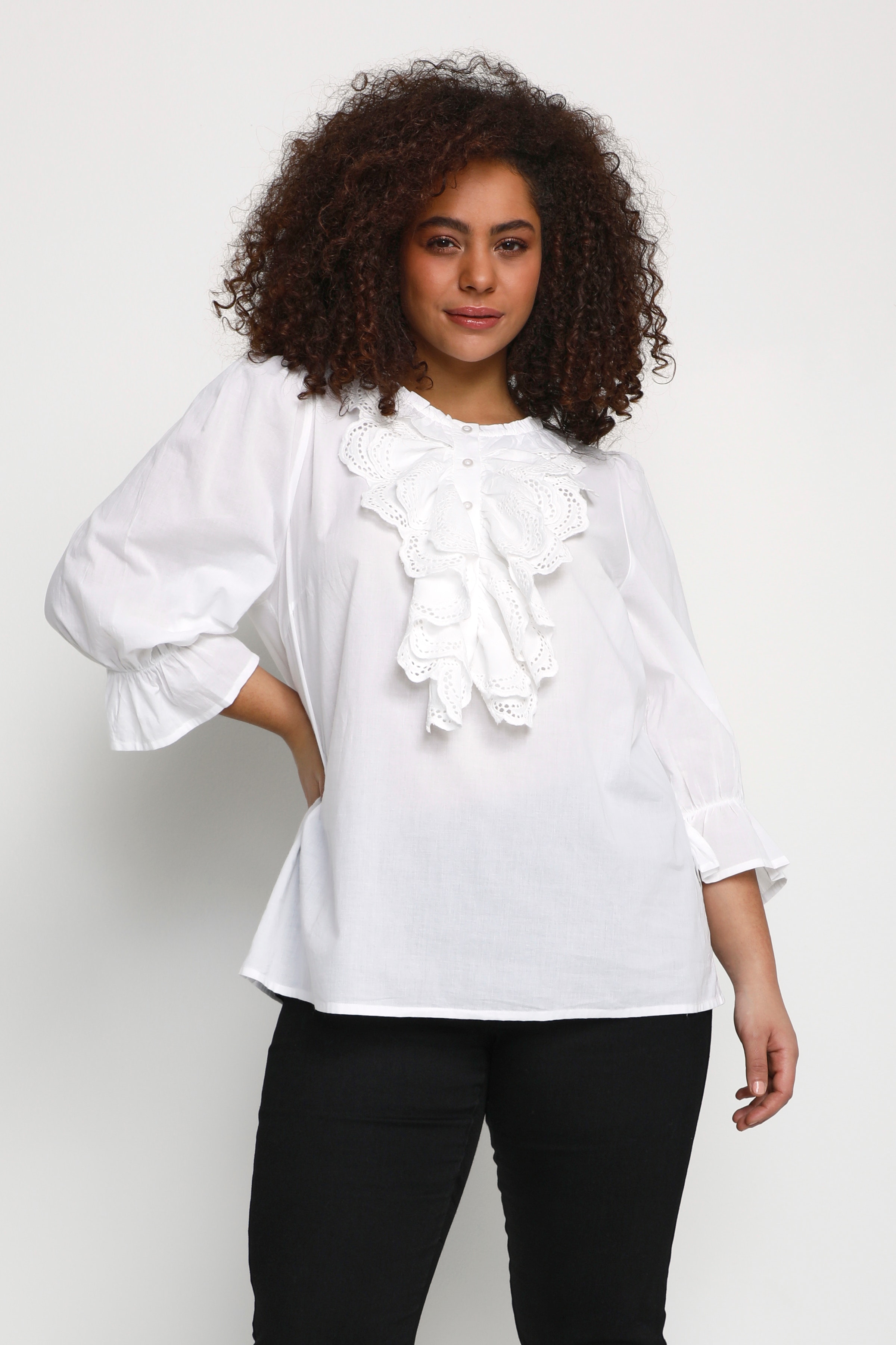 KCangli Blouse with long sleeve LOOKBOOK FRONT 10581017-110601
