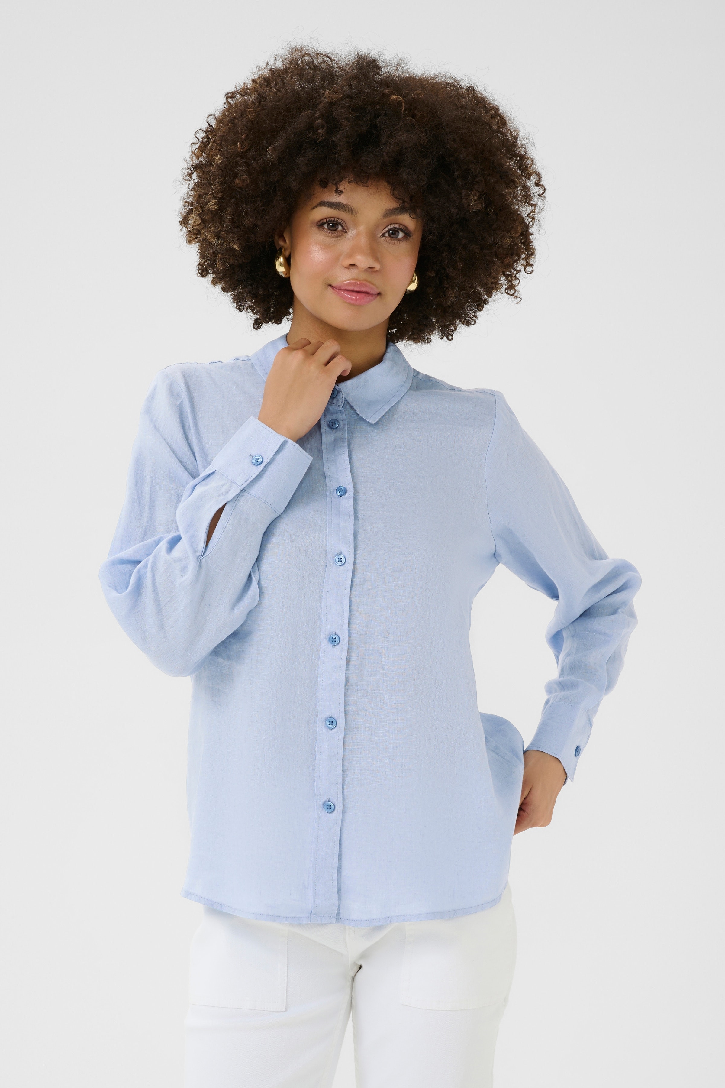 CUnyssa 100% Hørskjorte LOOKBOOK FRONT 50111694-164019