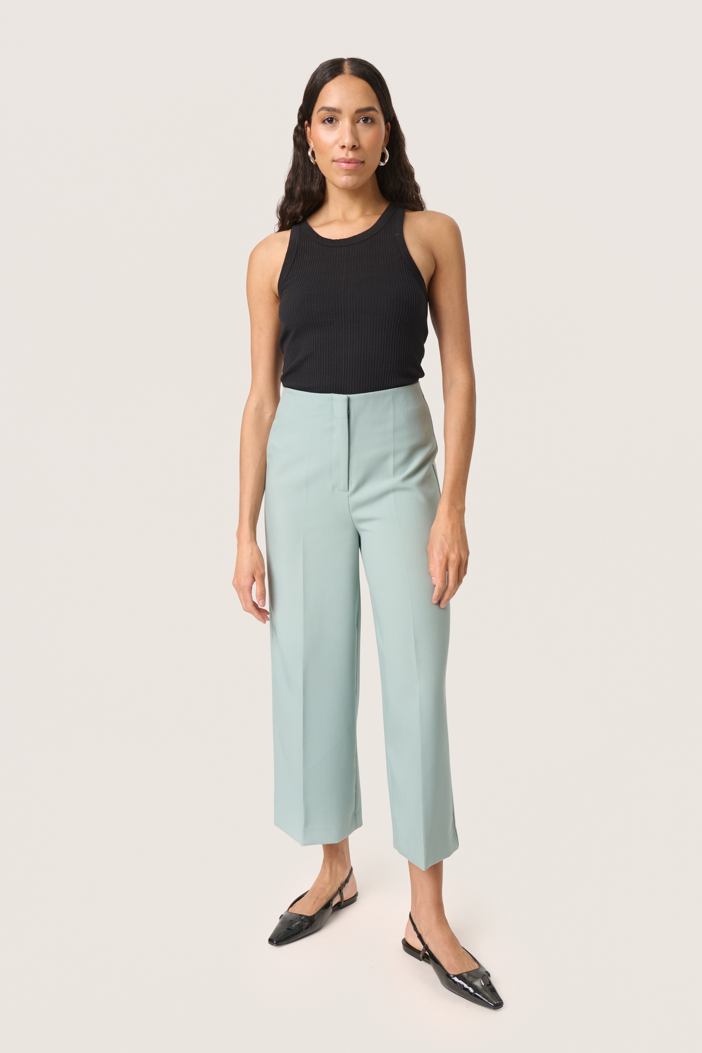 SLCorinne Cropped Bukser LOOKBOOK FRONT 30407013-164706