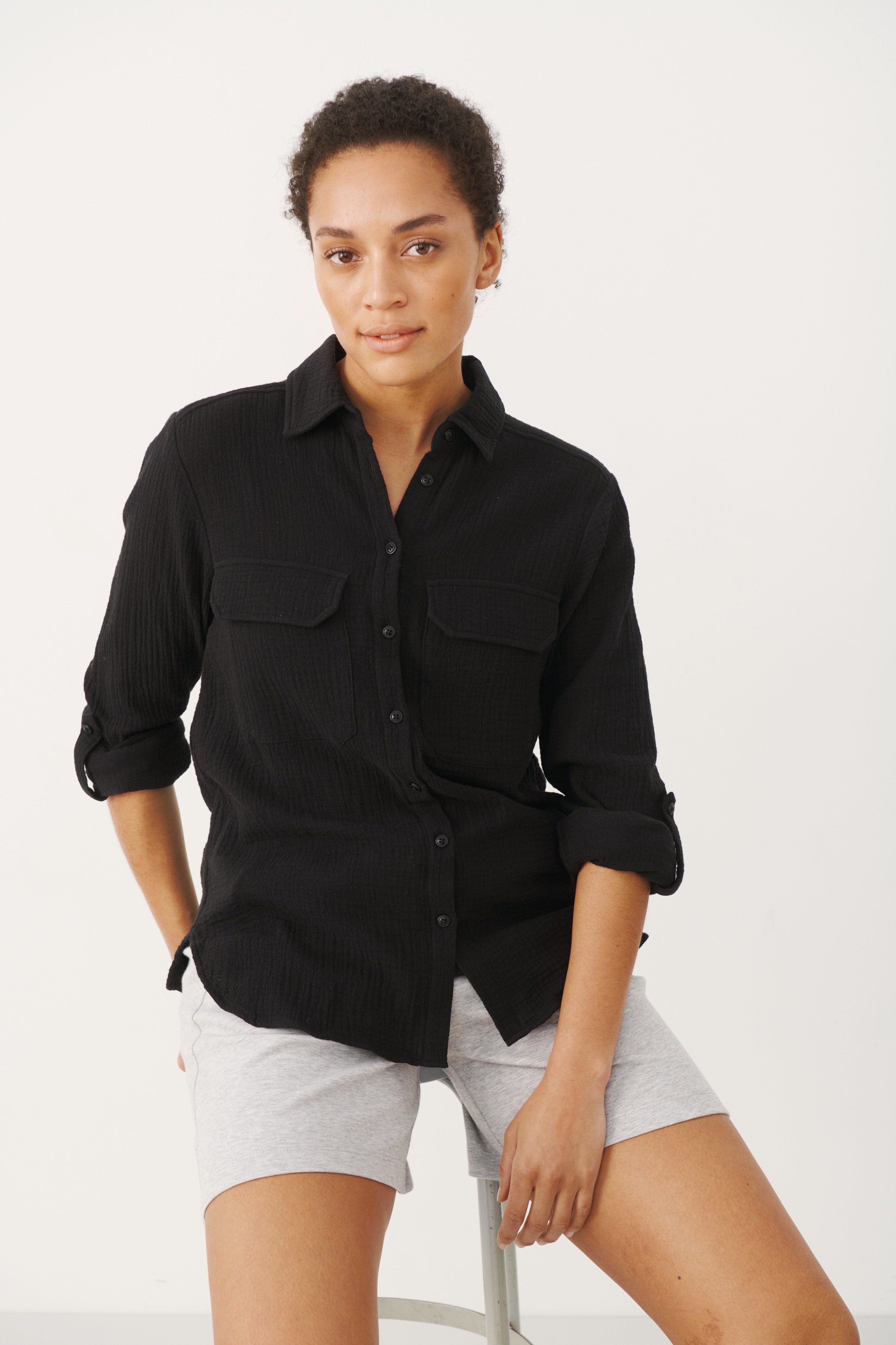 JingPW Långärmad skjorta LOOKBOOK FRONT 30306153-194008