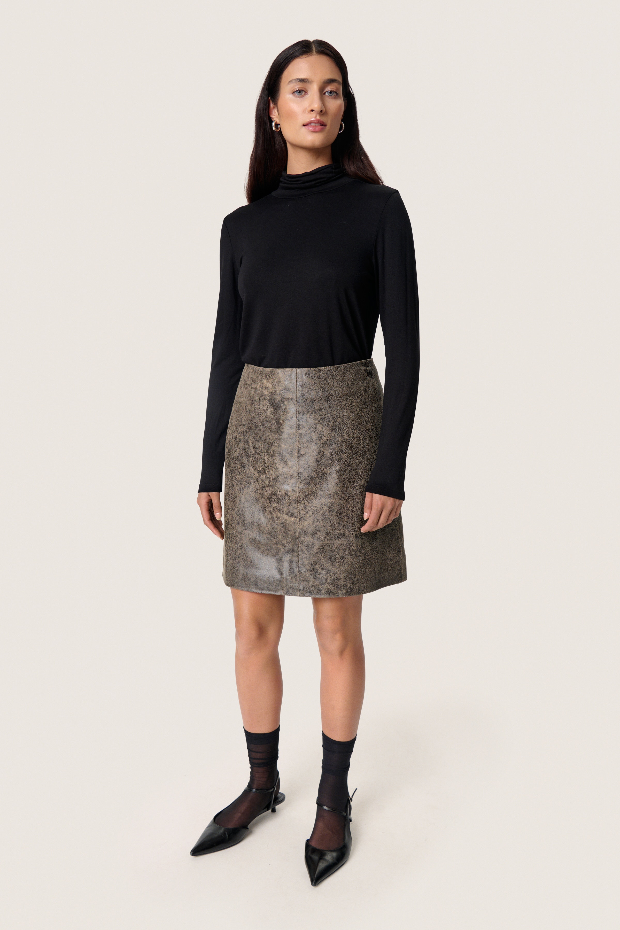 SLIsabeau Skjørt LOOKBOOK FRONT 30408830-304226