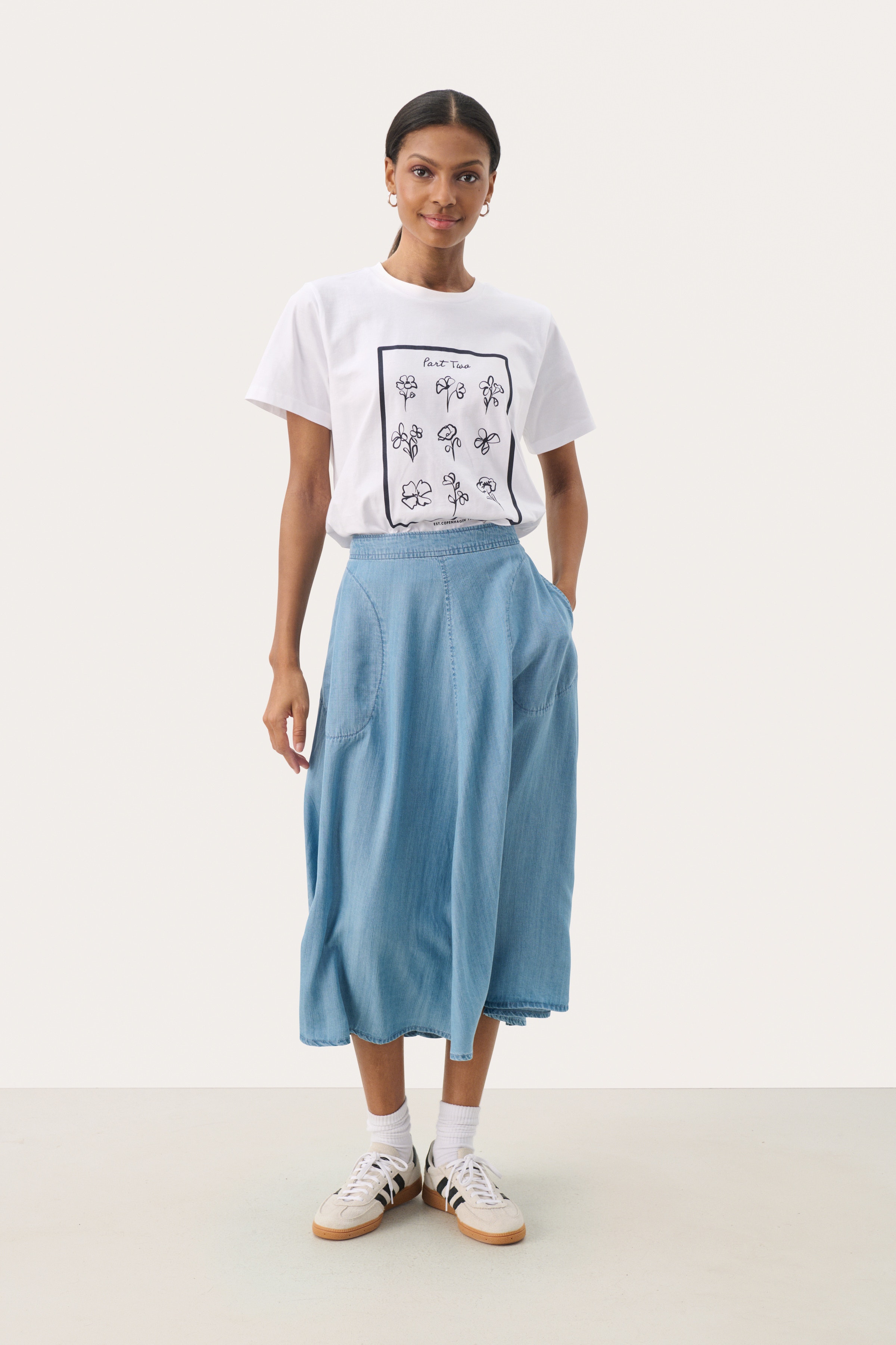 PernillePW Jeansrock LOOKBOOK FRONT 30306819-300155