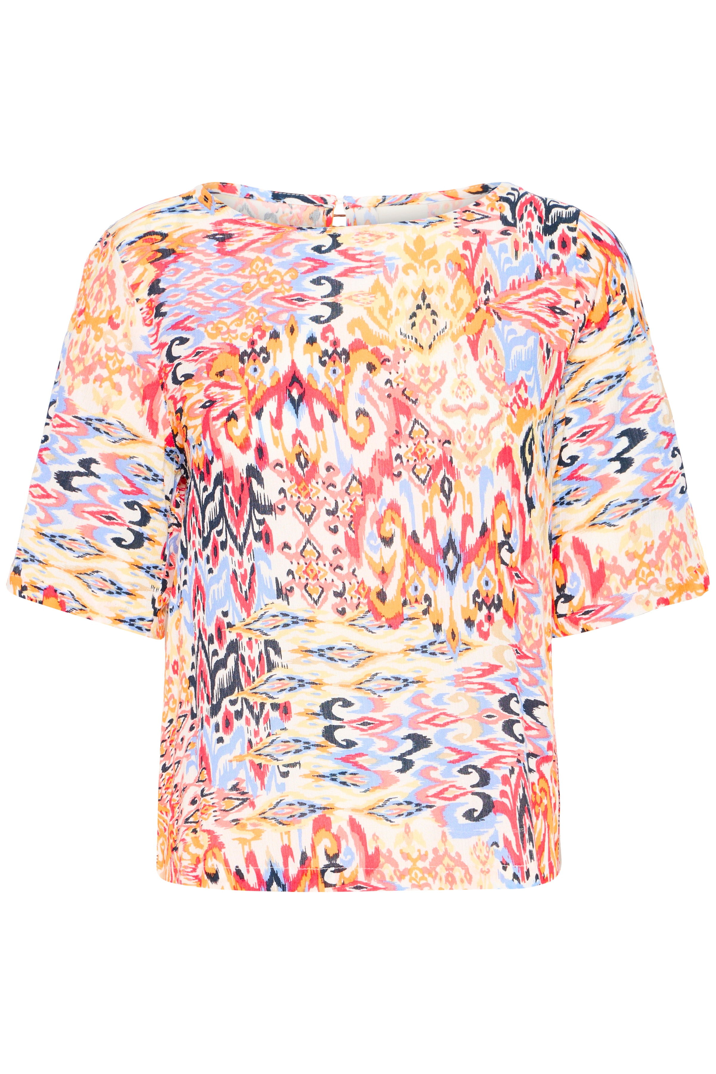 Blouse with short sleeve PACK FRONT 20122971-204485