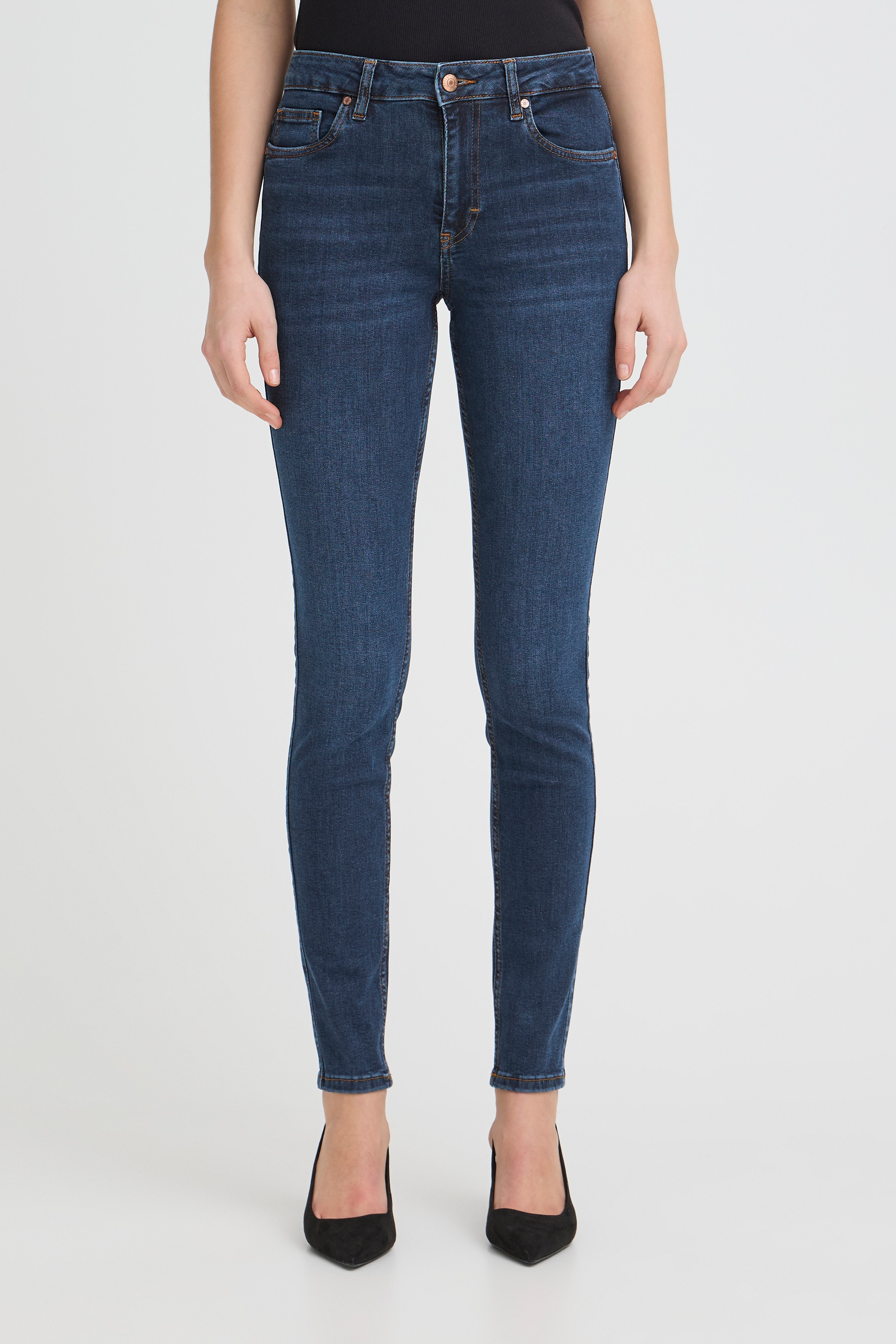 PZEMMELINA HW Jeans Skinny Leg LOOKBOOK FRONT 50207163-200002