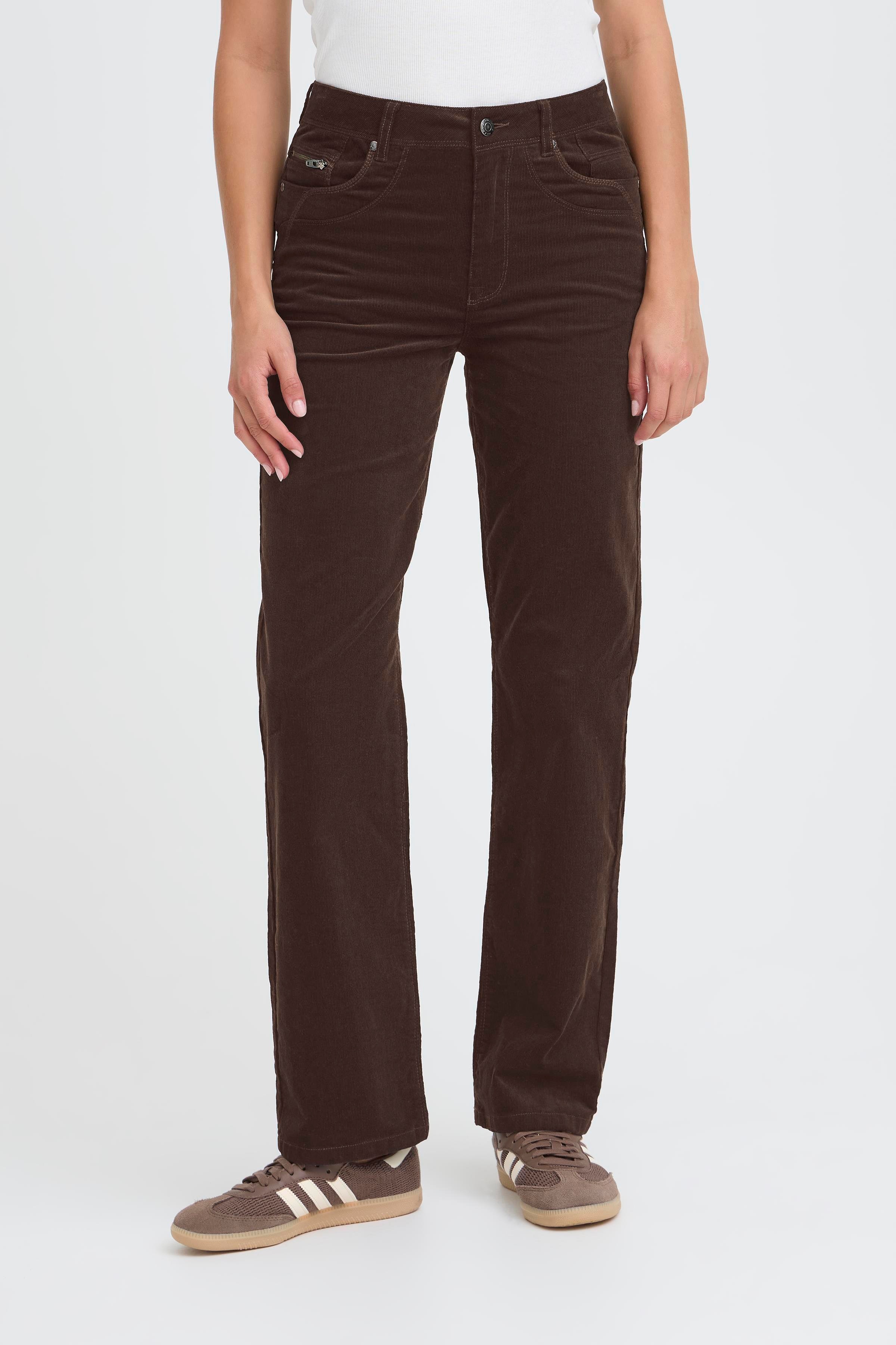 PZSALLY High Waist Straight leg Trousers LOOKBOOK FRONT 50210073-191103