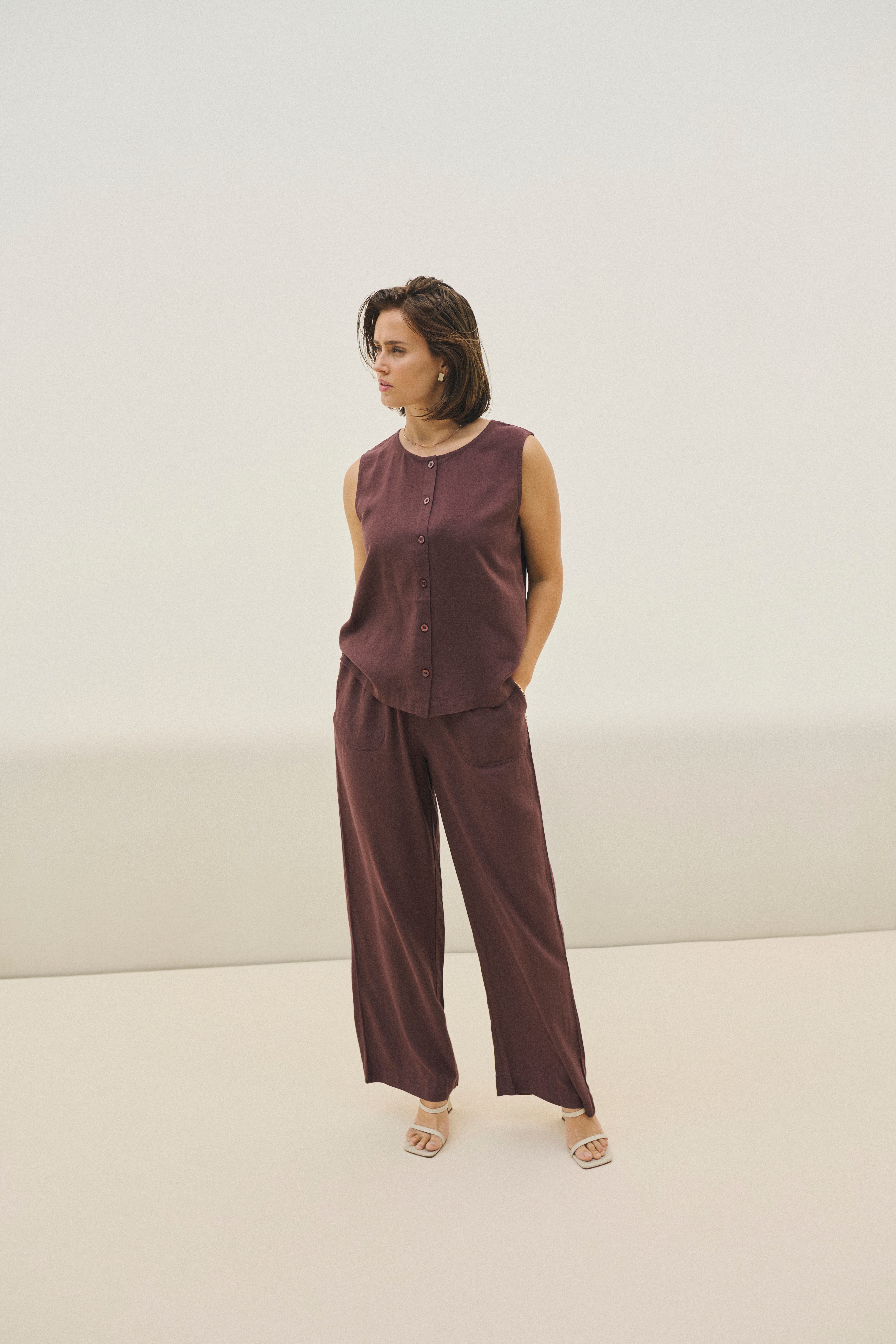 KAmilia Blouse en Lin LOCATION NONE 10510158-191619