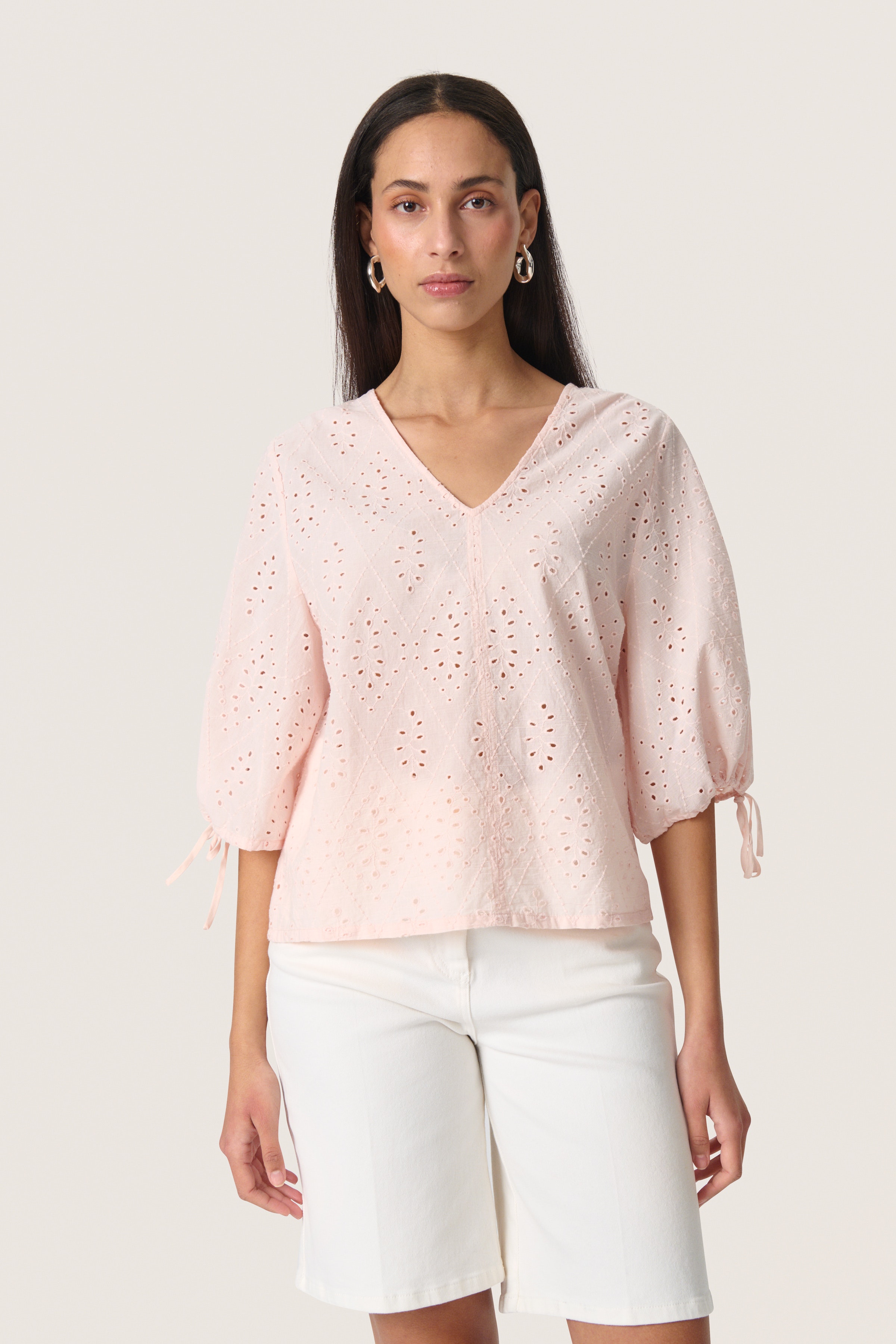 SLJoella Bluse LOOKBOOK FRONT 30408319-141309