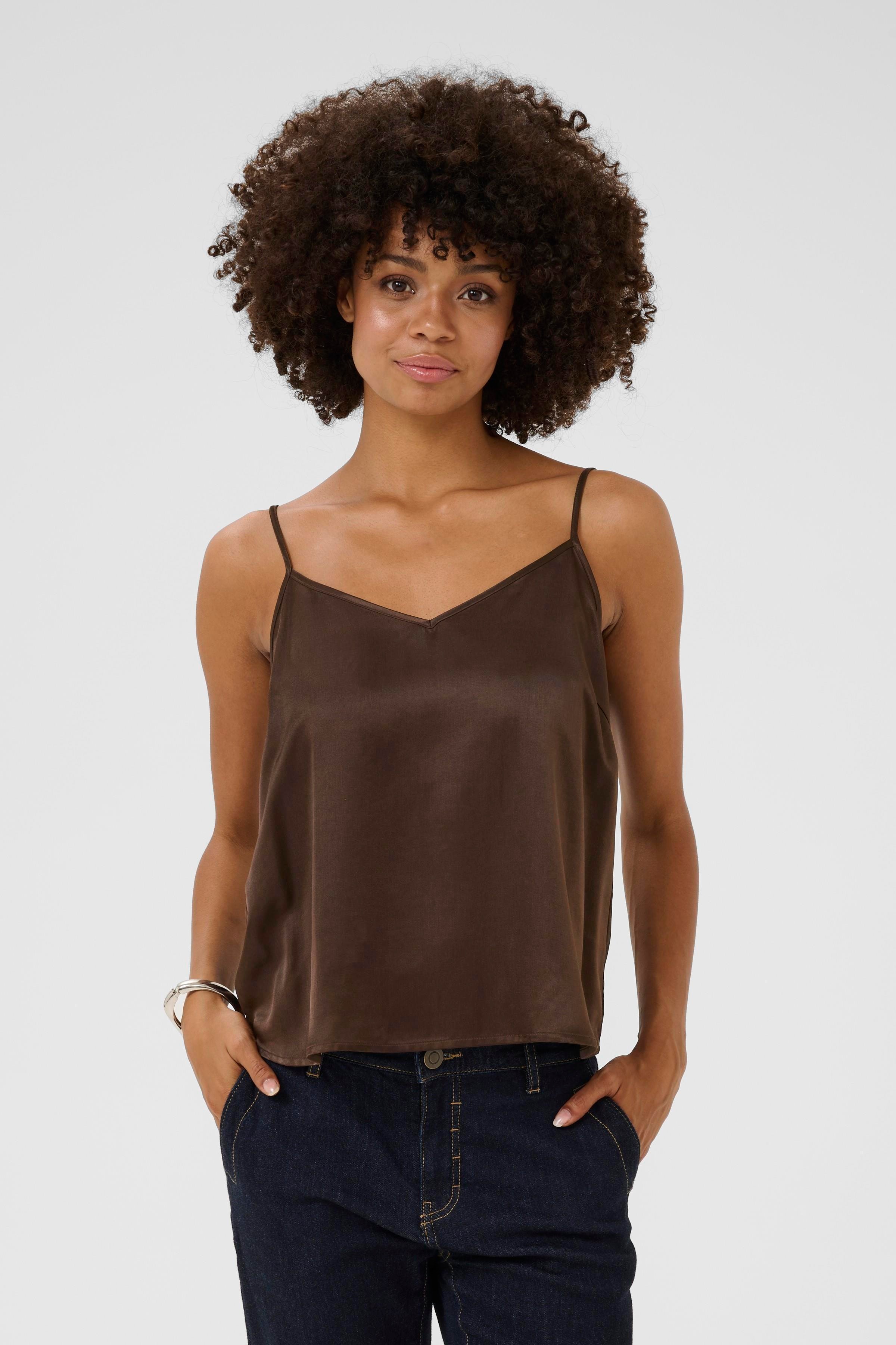 CUmollie Satijnen top LOOKBOOK FRONT 50112292-190915